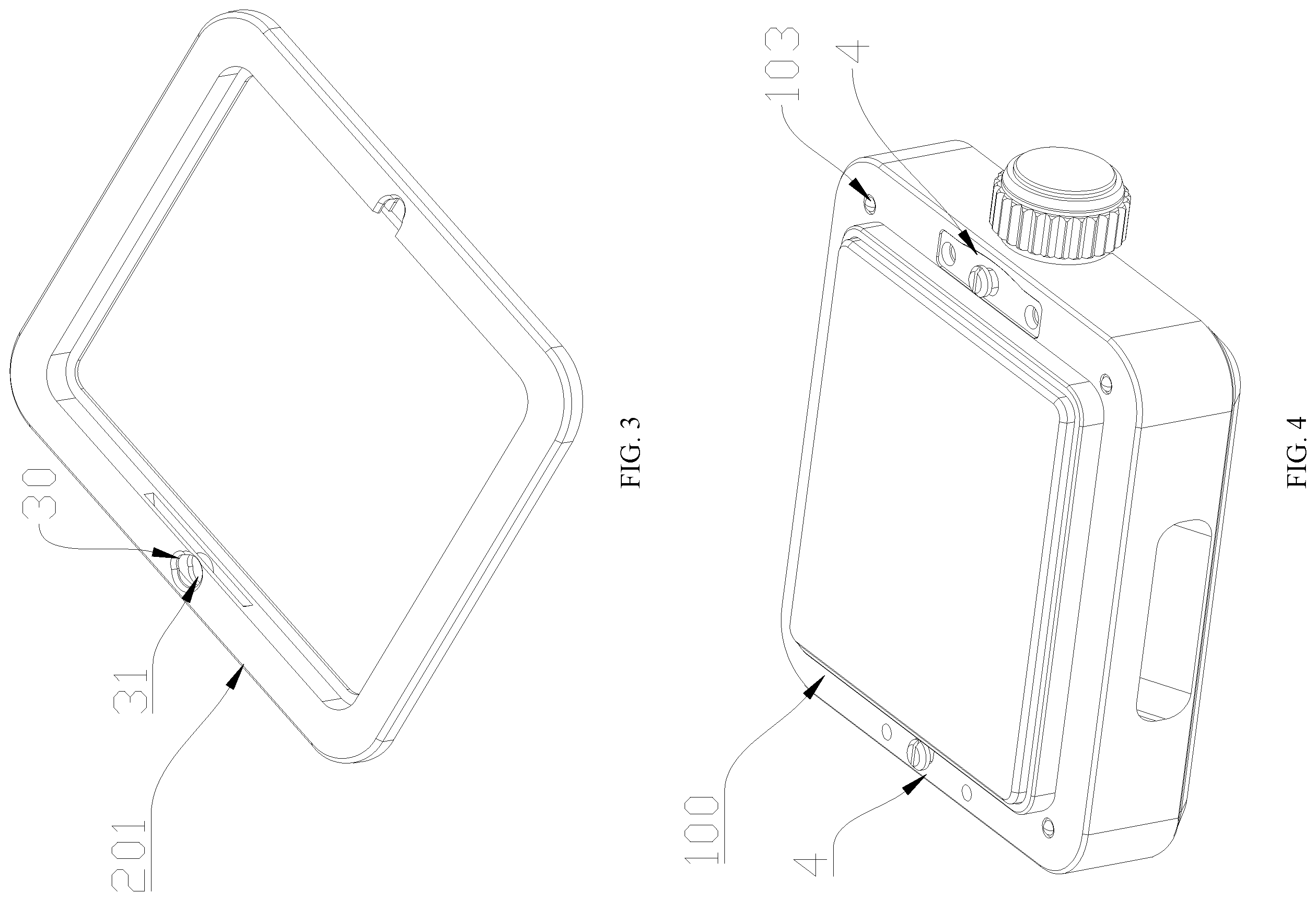 Patent US12602014 Figure 2 – Watchcase with detachable bezel and watch thereof