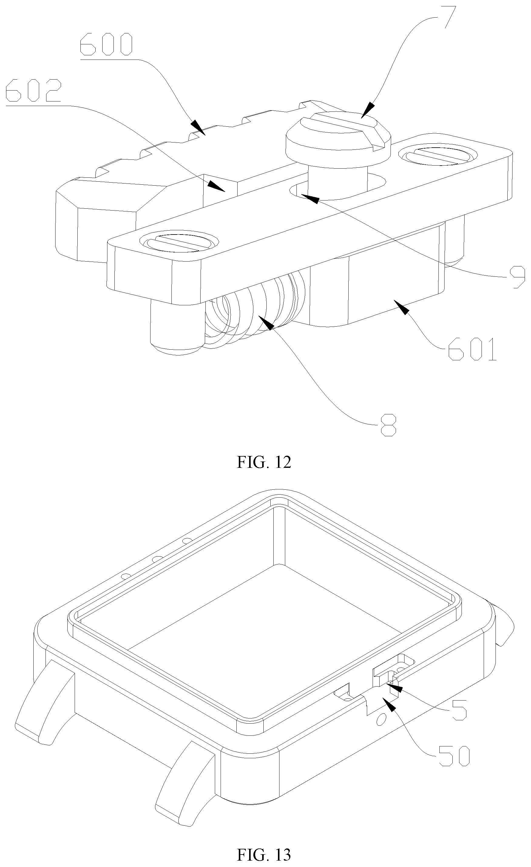 Patent US12602014 Figure 7 – Watchcase with detachable bezel and watch thereof
