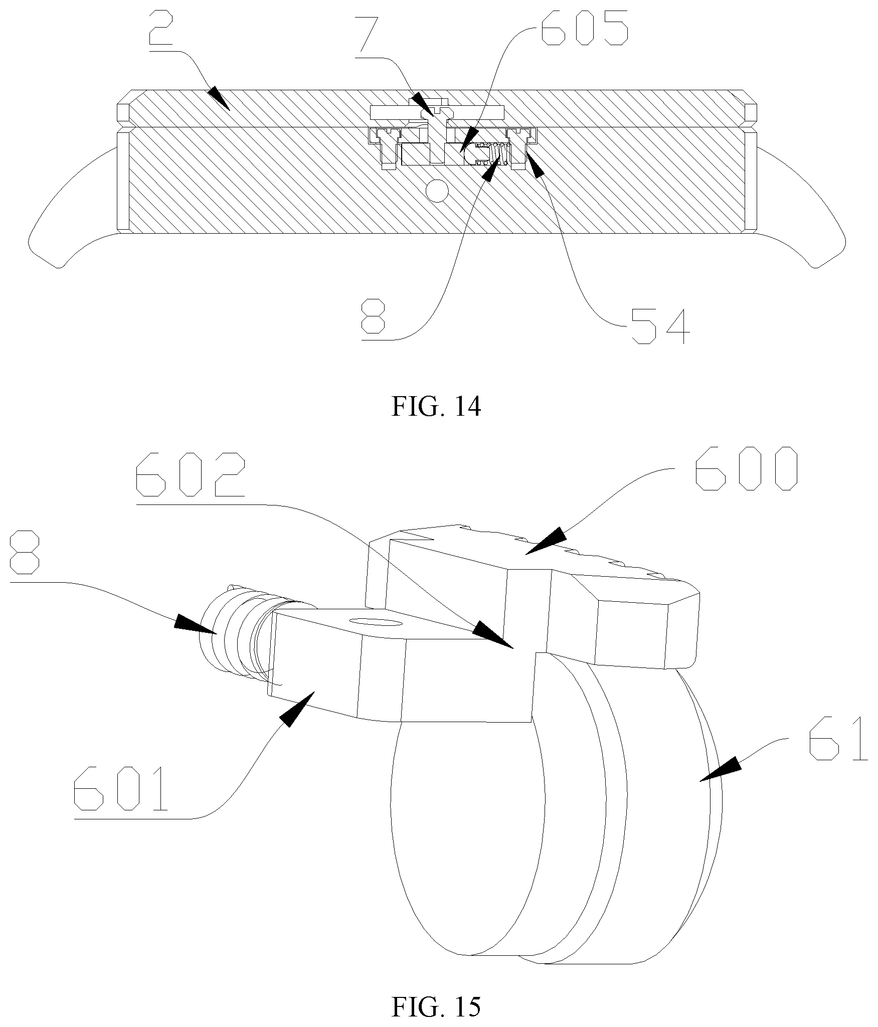 Patent US12602014 Figure 8 – Watchcase with detachable bezel and watch thereof
