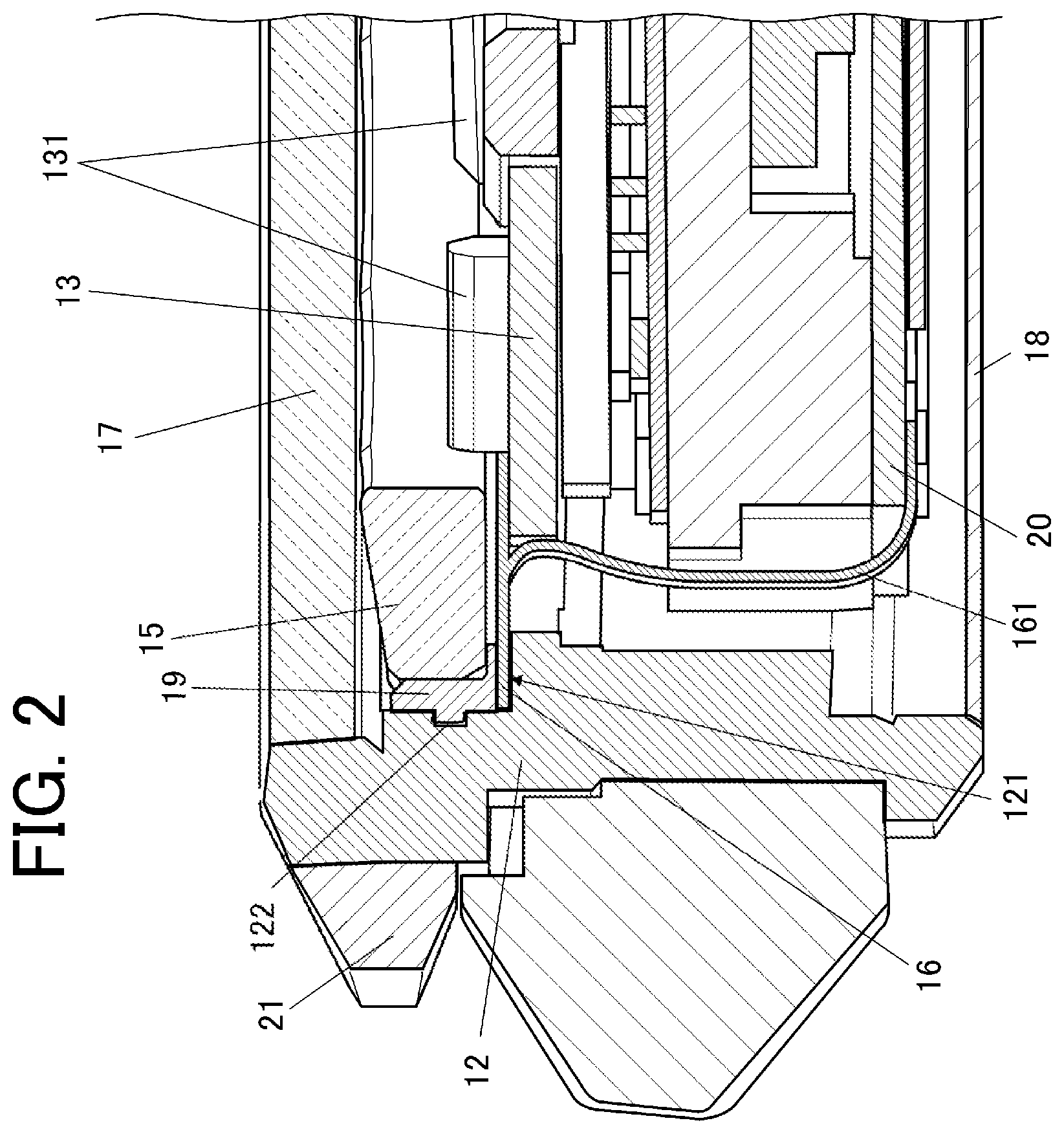 Patent US12602015 Figure 2 – Electronic device and method for assembling electronic device