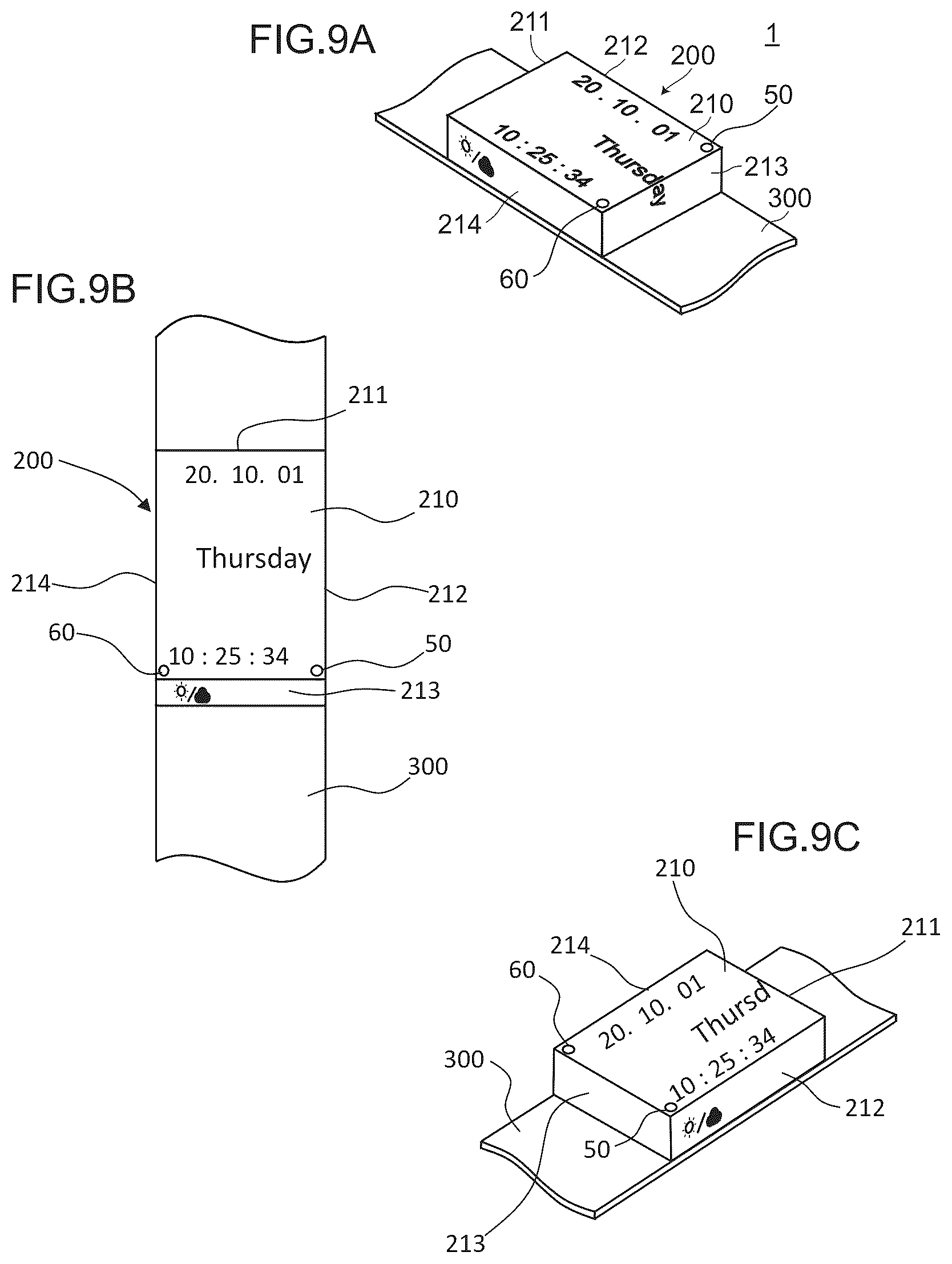 Patent US12602017 Figure 8 – Wristwatch and wristwatch-type display device