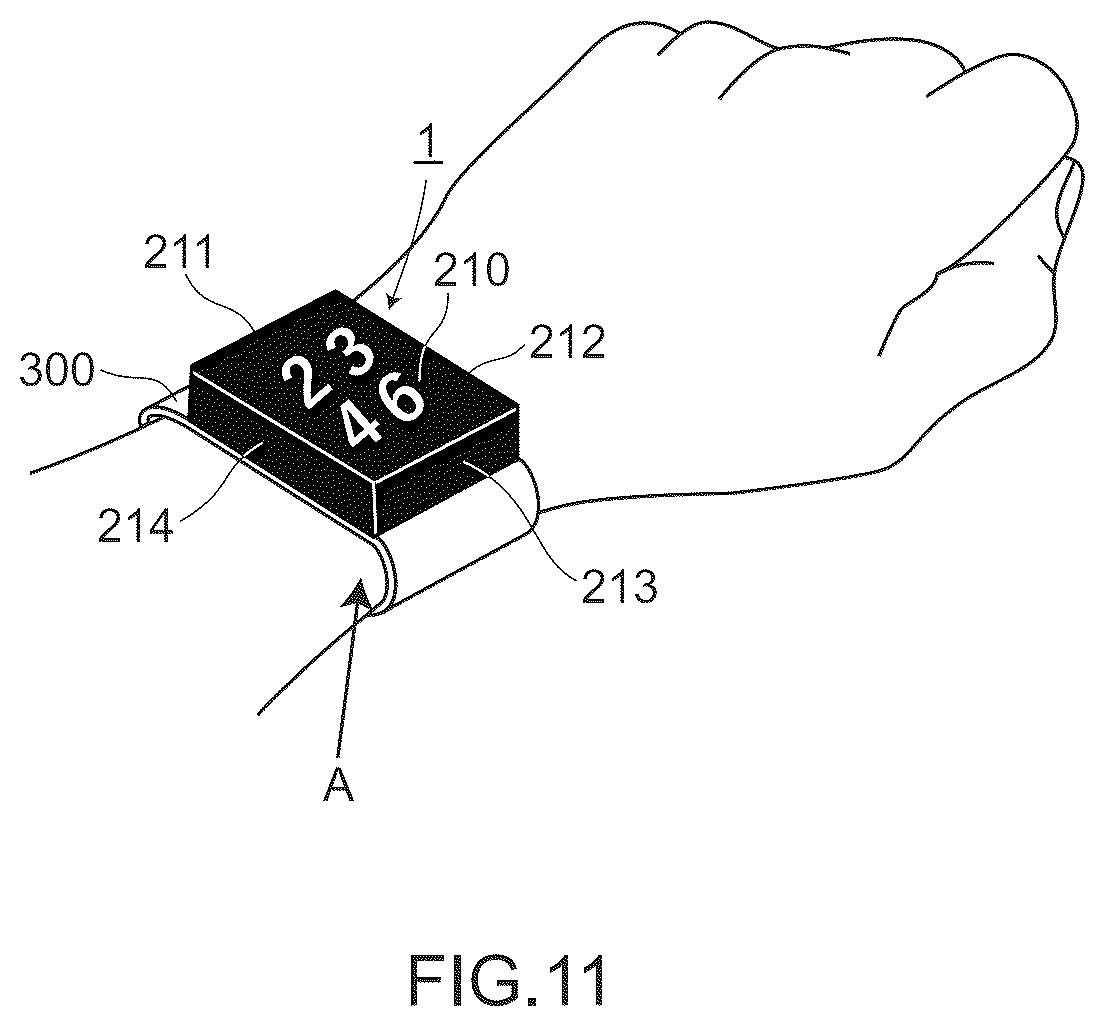 Patent US12602017 Figure 10 – Wristwatch and wristwatch-type display device