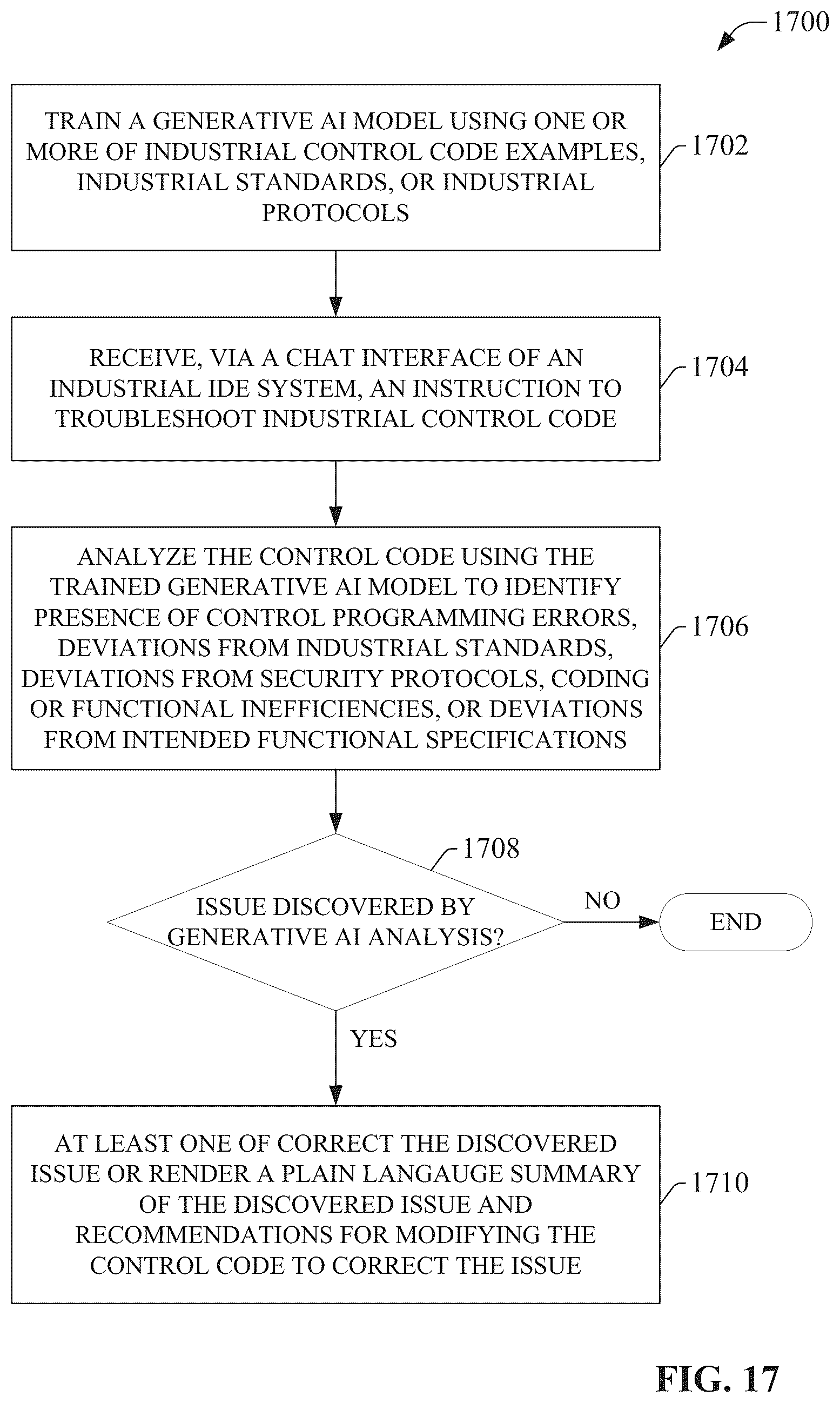 Patent US12602025 Figure 18 – Industrial automation design environment prompt engineering for generative AI