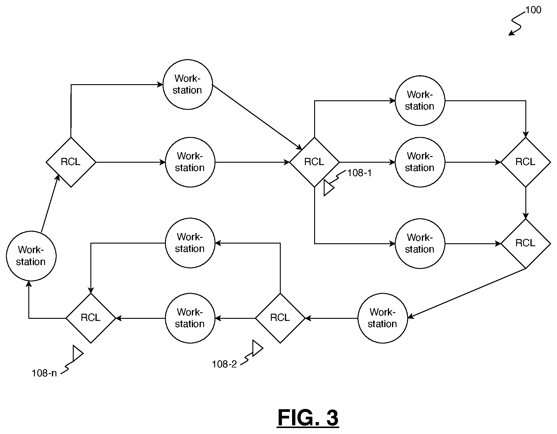 Patent US12602035 Figure 3 – Systems and methods for defining a sensor layout for pallet routing in a manufacturing environment