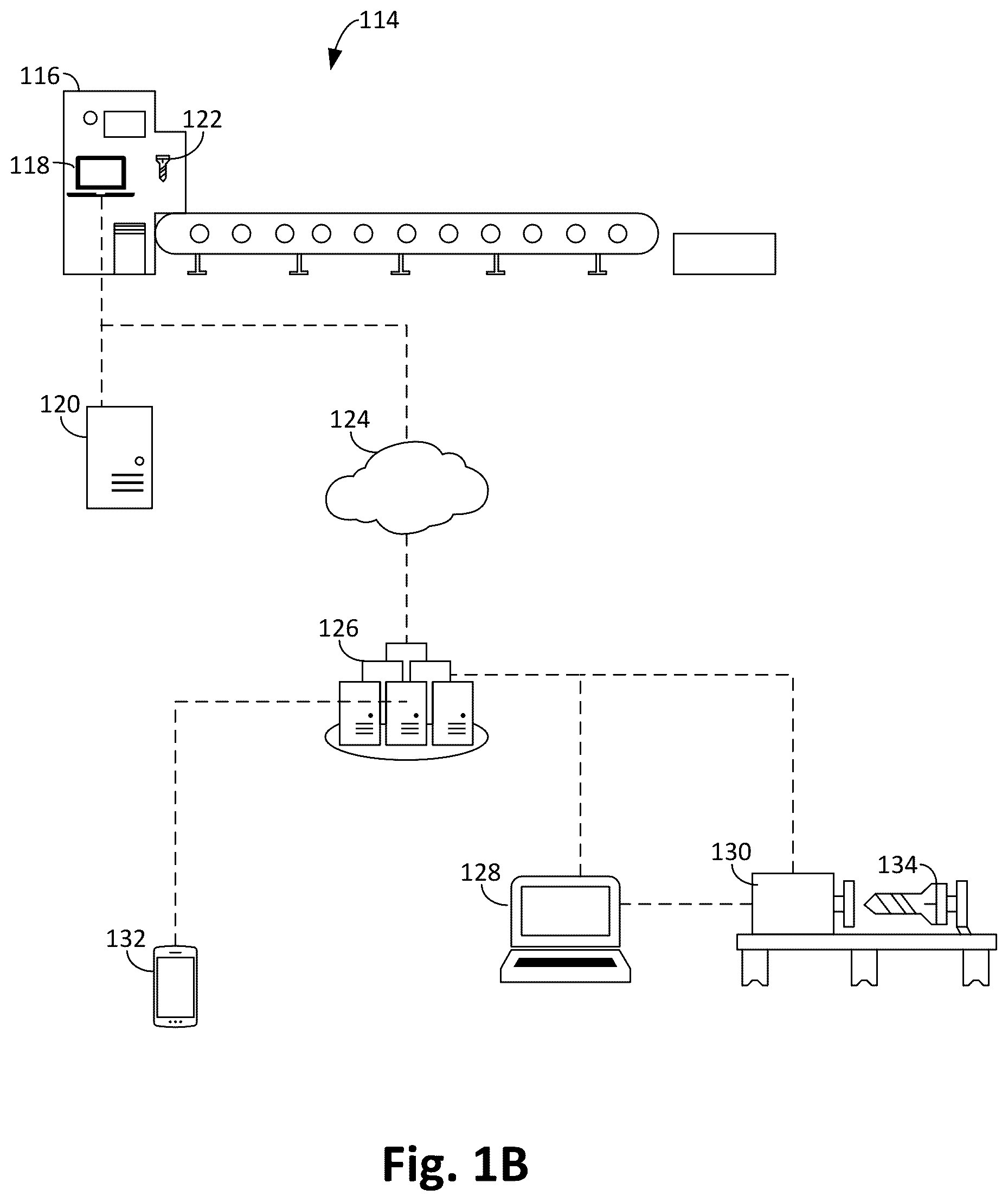 Patent US12602036 Figure 2 – System for predictive operational analysis of a machinery component