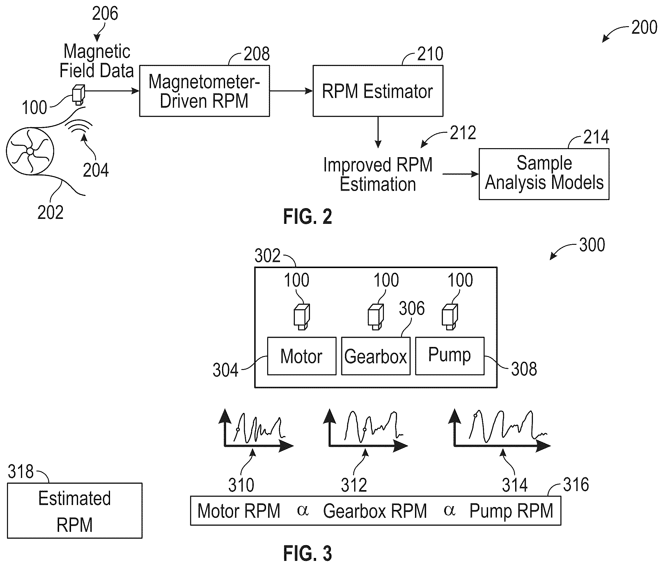 Patent US12602040 Figure 3 – Rotation speed determination