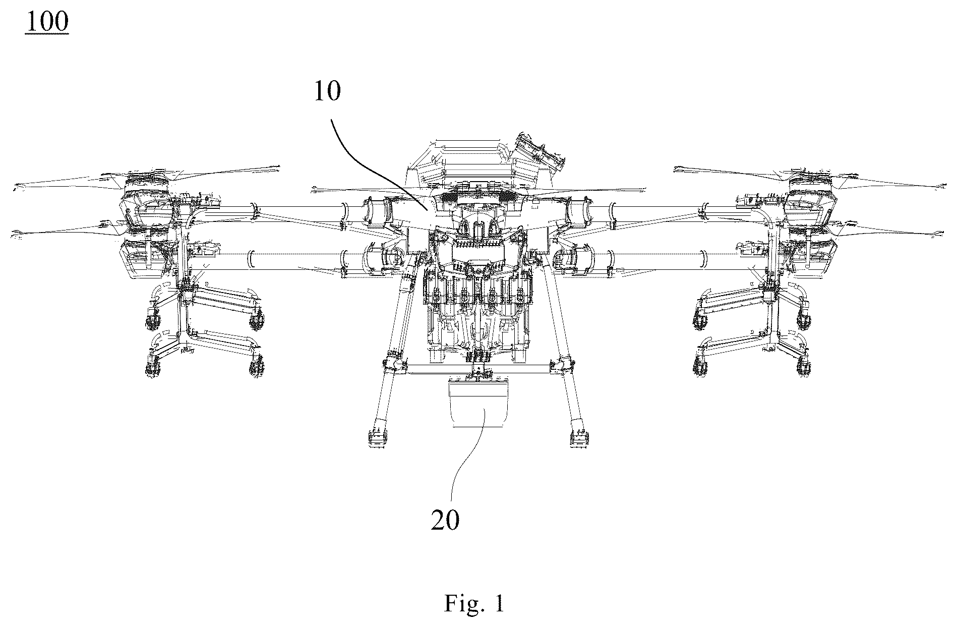 Patent US12602041 Figure 1 – Method of controlling movable platform, motion sensing remote controller and storage medium