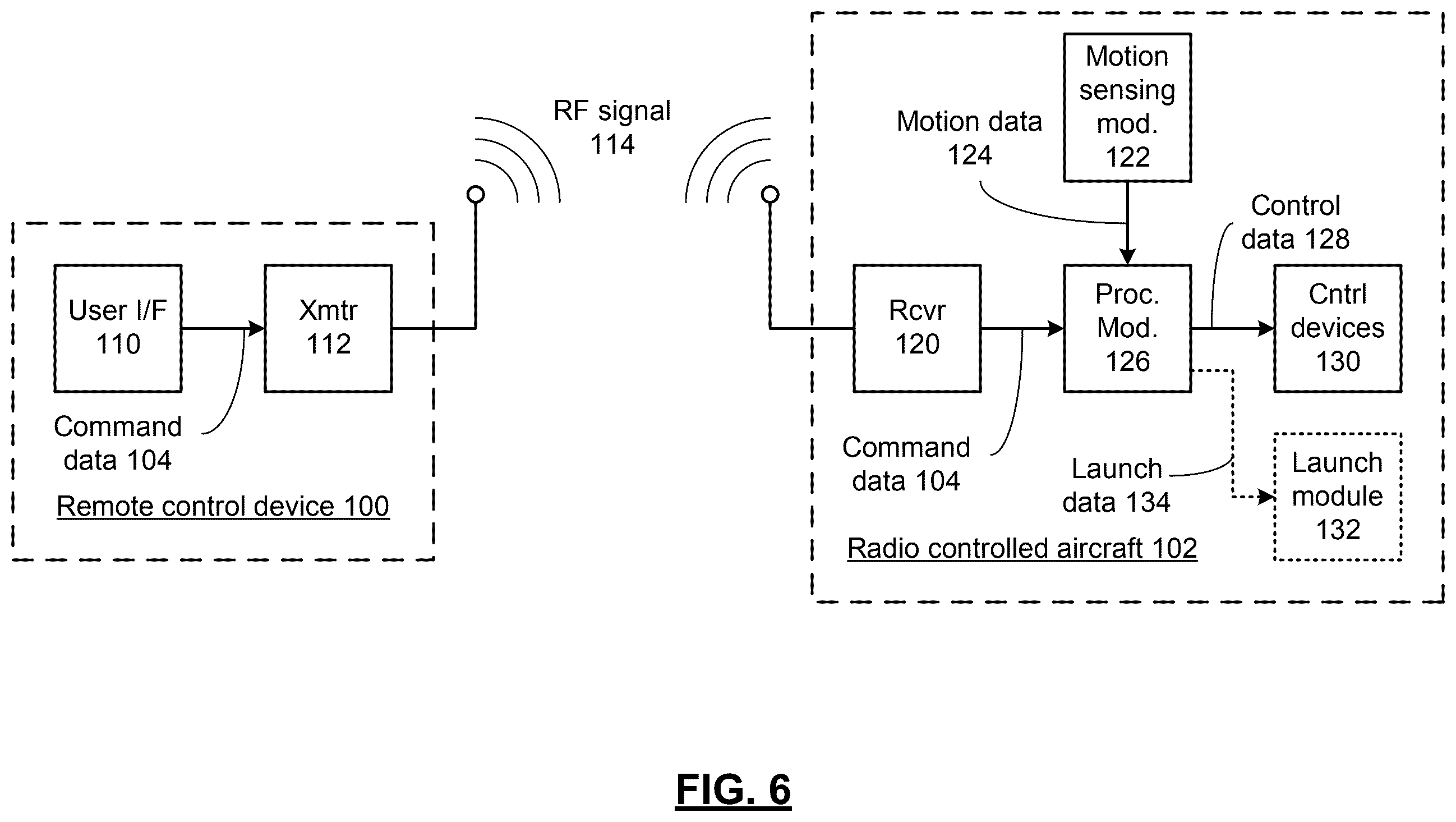 Patent US12602042 Figure 4 – Radio controlled aircraft, remote controller and methods for use therewith