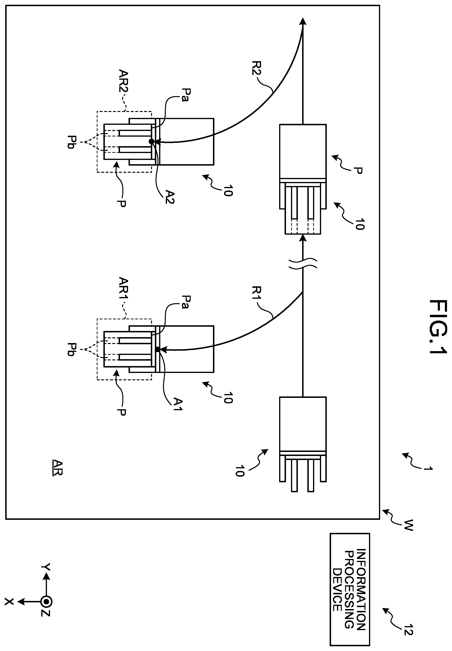 Patent US12602047 Figure 1 – Control method for mobile object, mobile object, and computer-readable storage medium