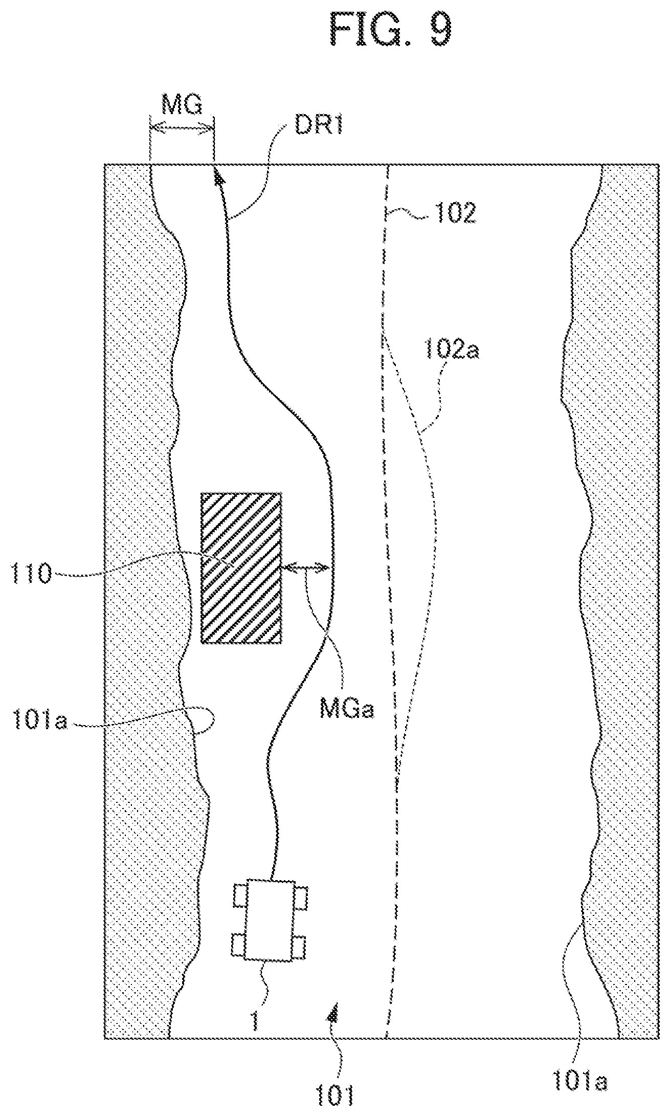 Patent US12602048 Figure 8 – Travel route generation method for autonomous vehicle and control apparatus for autonomous vehicle