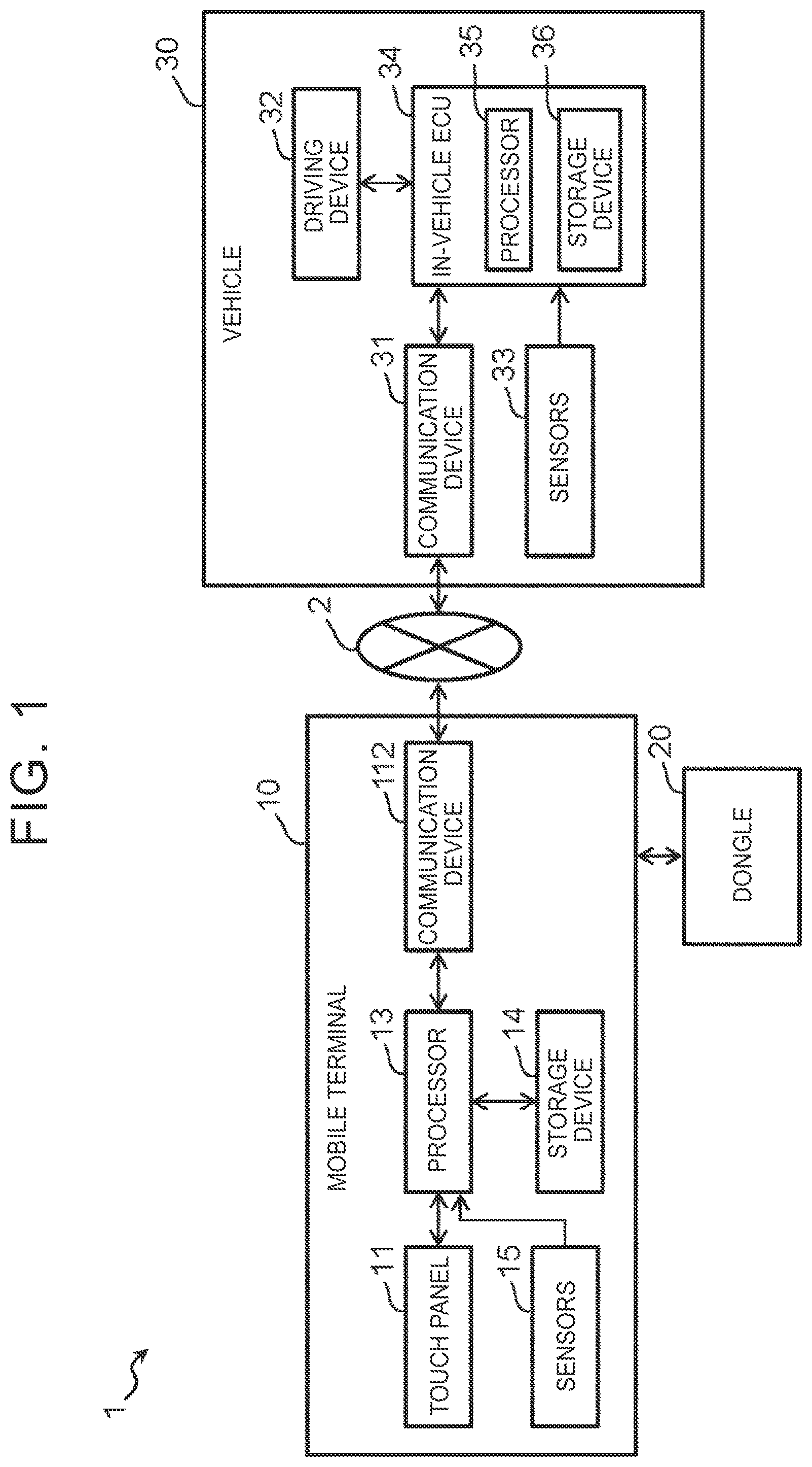 Patent US12602051 Figure 1 – Remote support system and mobile body