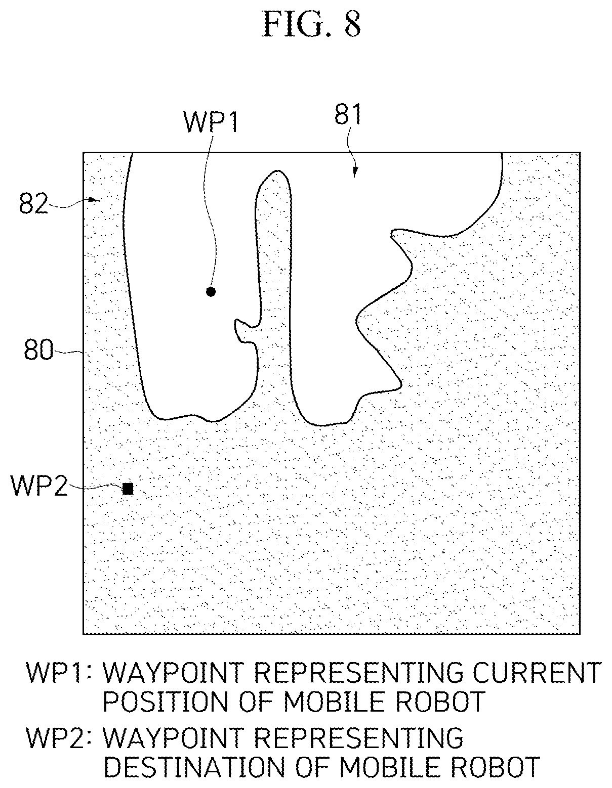 Patent US12602052 Figure 8 – Method and apparatus with navigation path generation