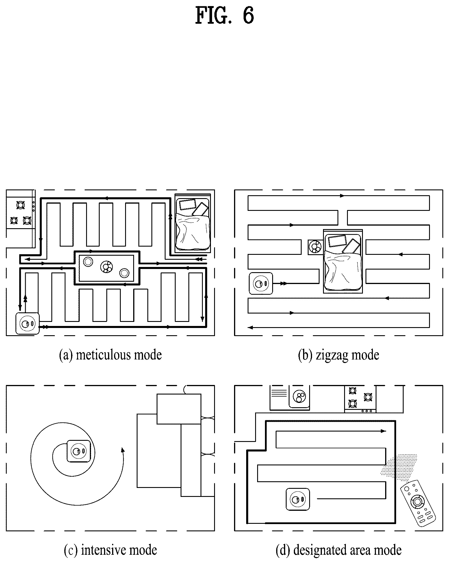 Patent US12602057 Figure 6 – Artificial intelligence cleaner and method for operating same
