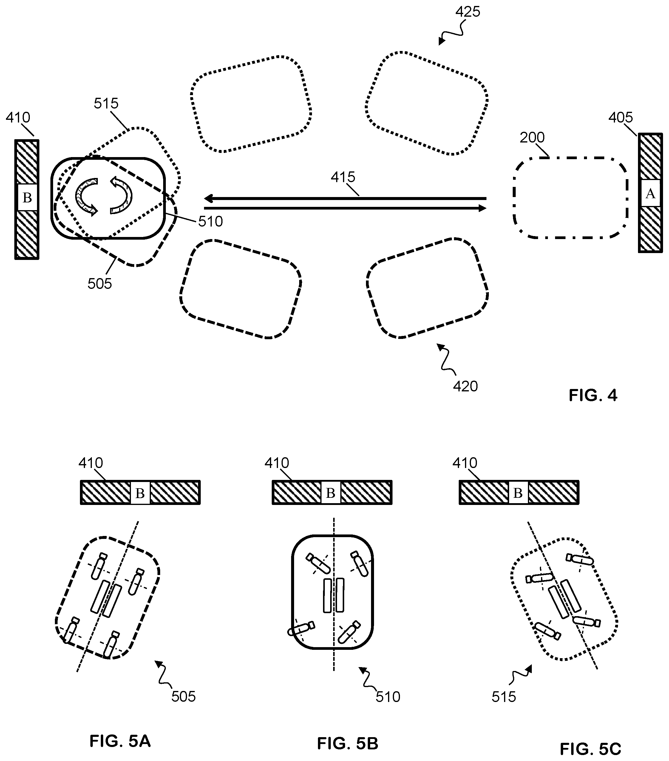 Patent US12602062 Figure 4 – Reducing resistance to movement of devices that include casters