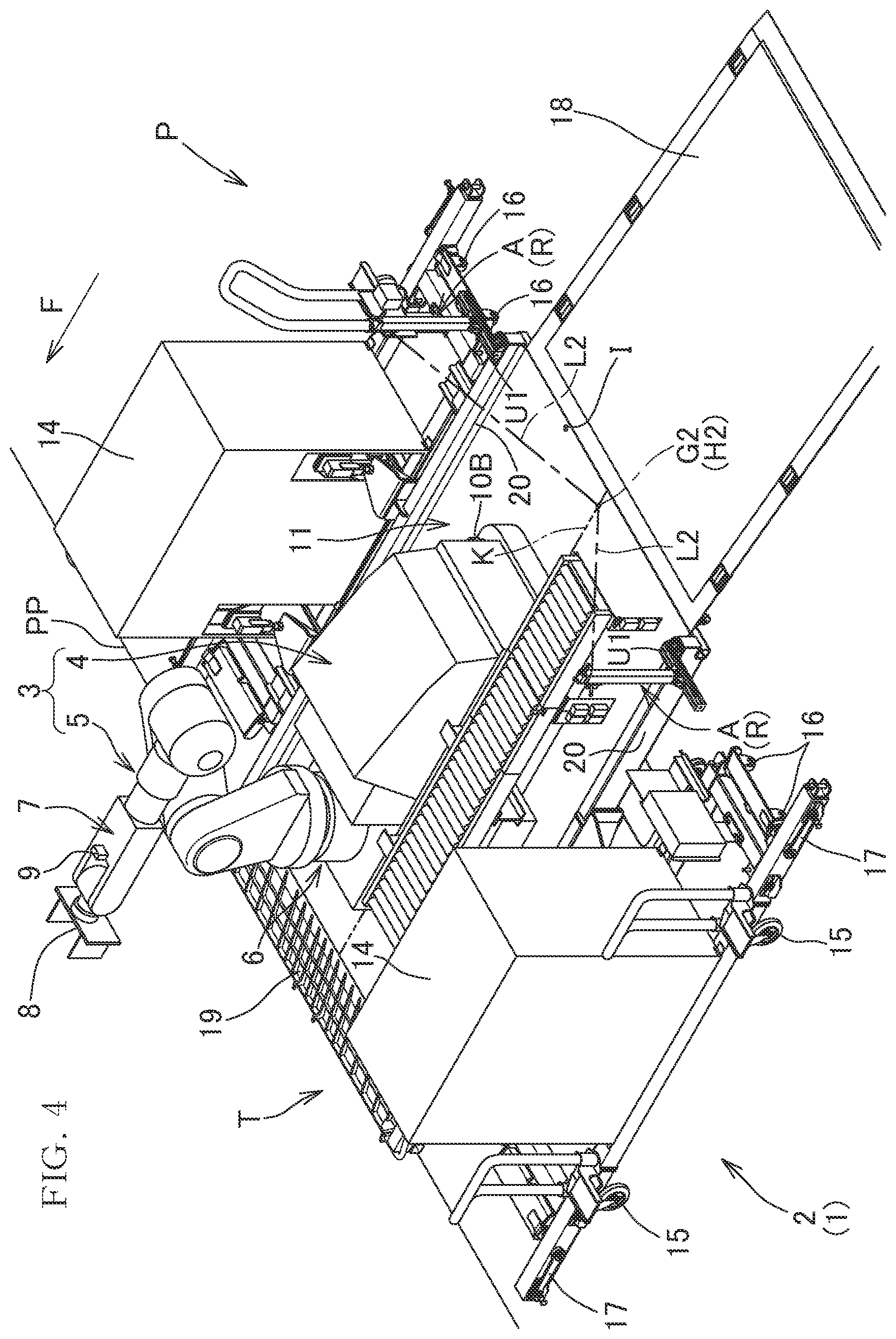 Patent US12602063 Figure 4 – Load handling system and load handling method