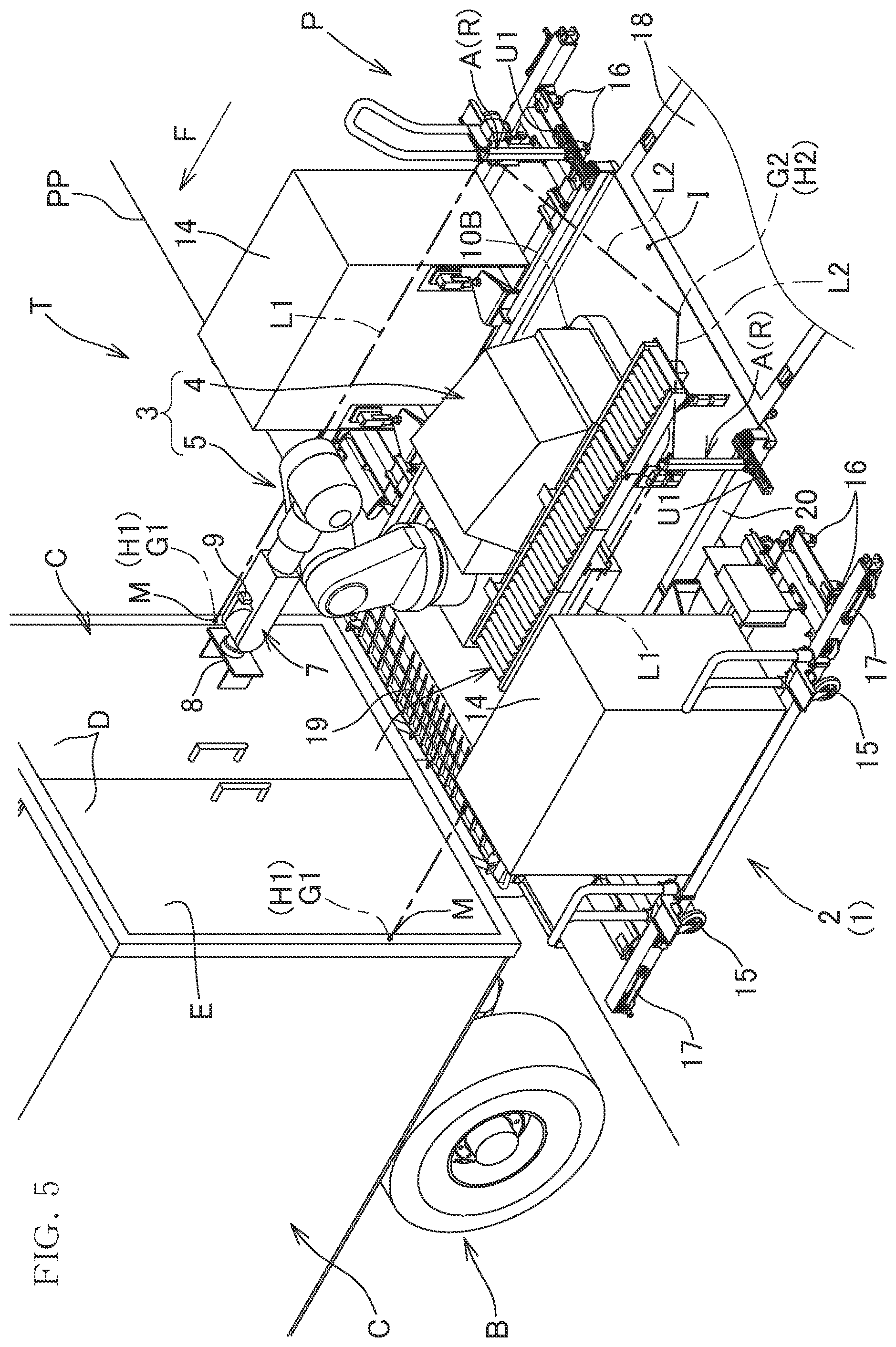 Patent US12602063 Figure 5 – Load handling system and load handling method