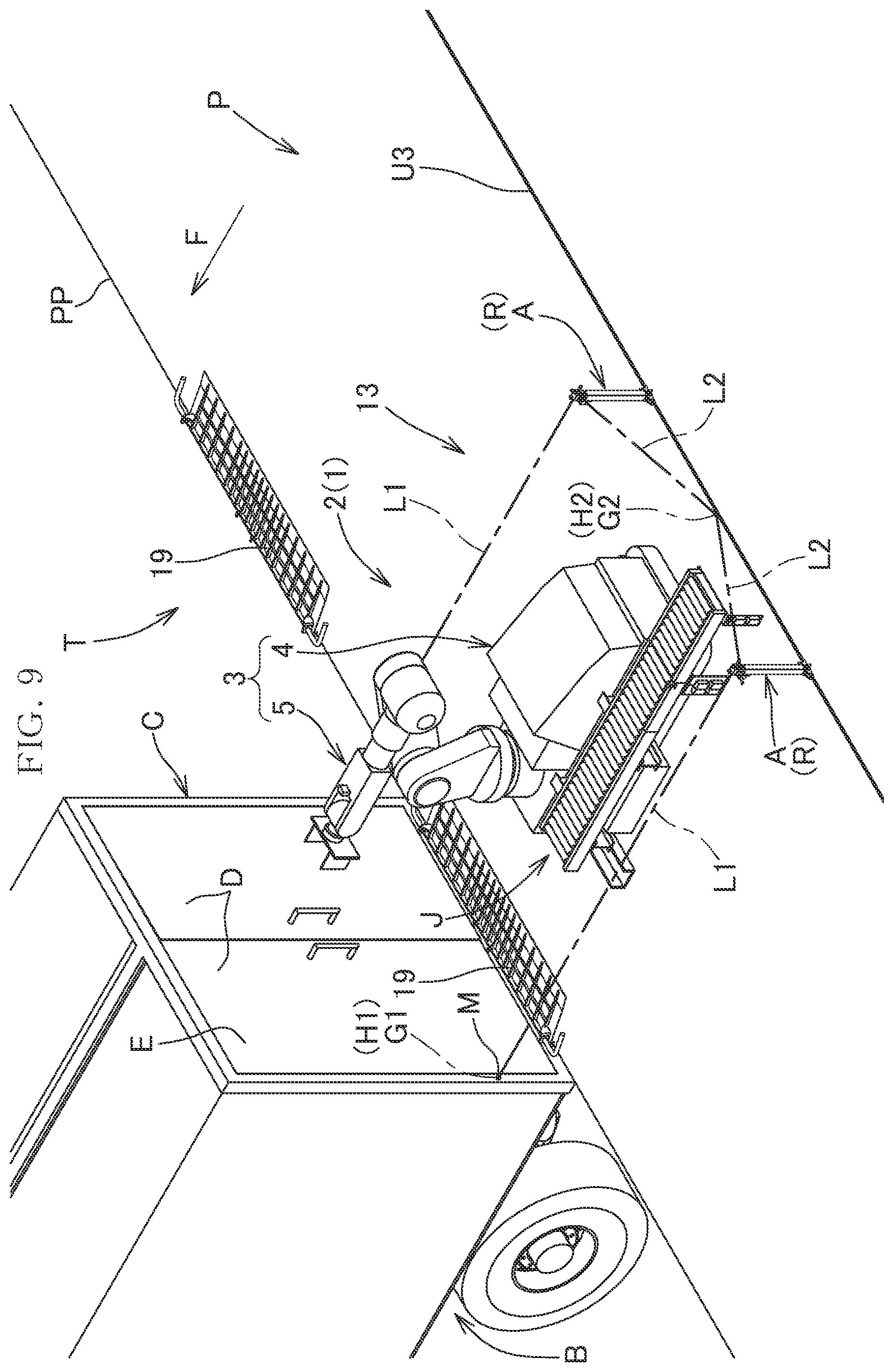 Patent US12602063 Figure 9 – Load handling system and load handling method