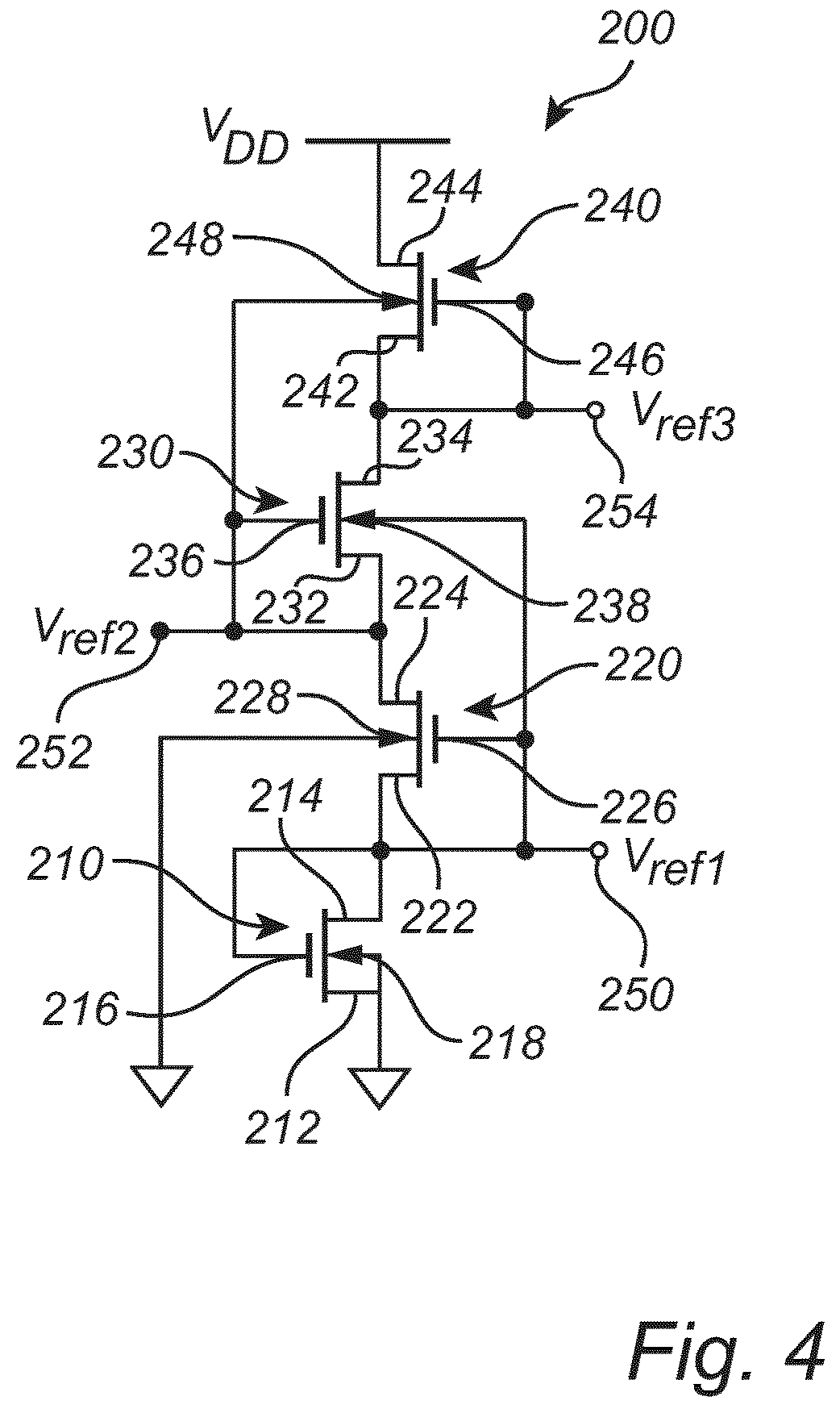 Patent US12602070 Figure 4 – Voltage reference circuit and a power management unit