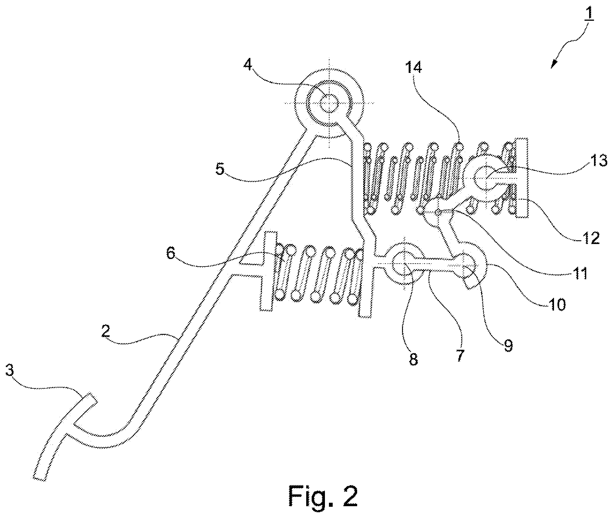 Patent US12602072 Figure 2 – Pedal emulator for a vehicle