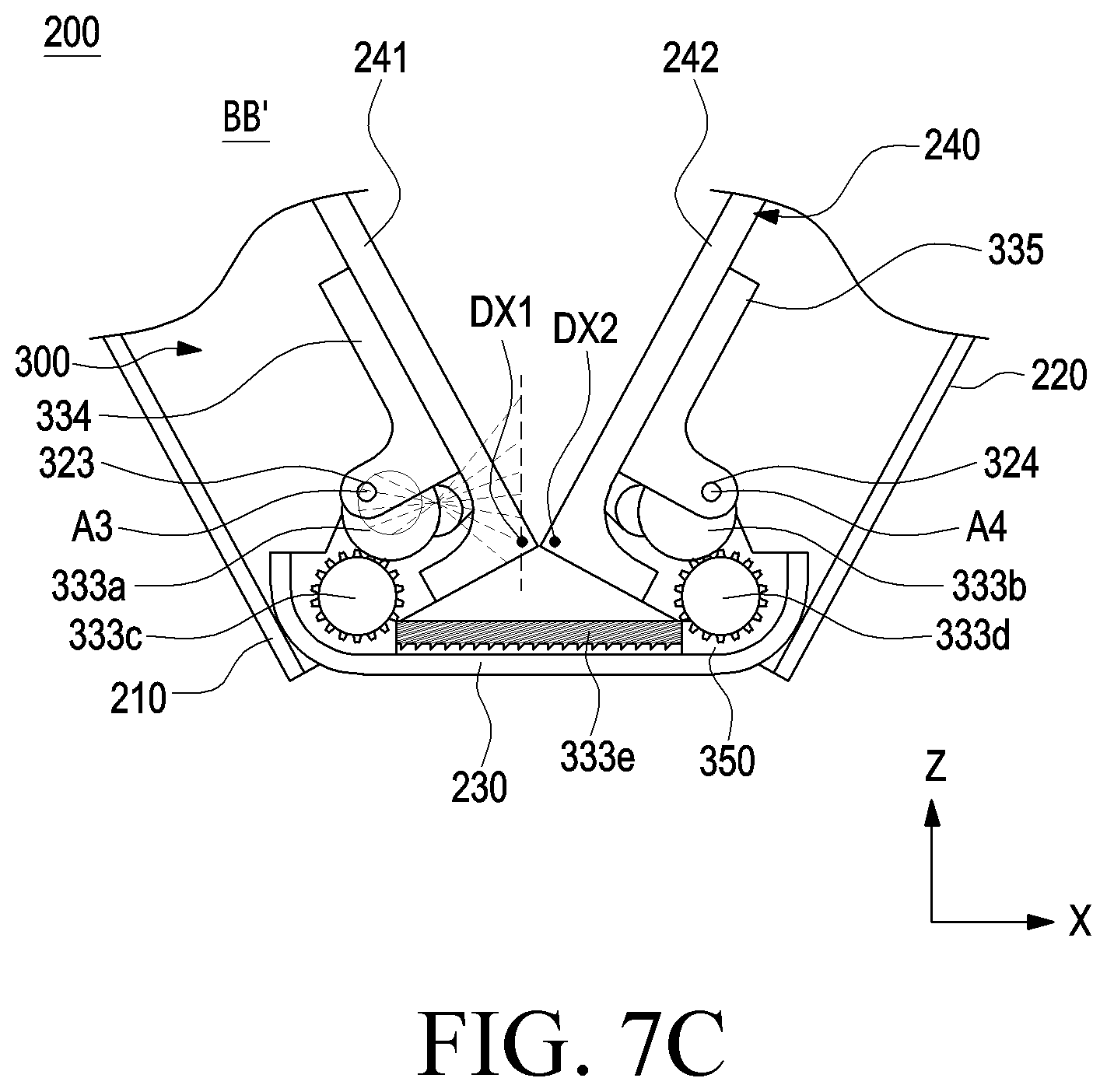 Patent US12602076 Figure 9 – Electronic device comprising hinge module