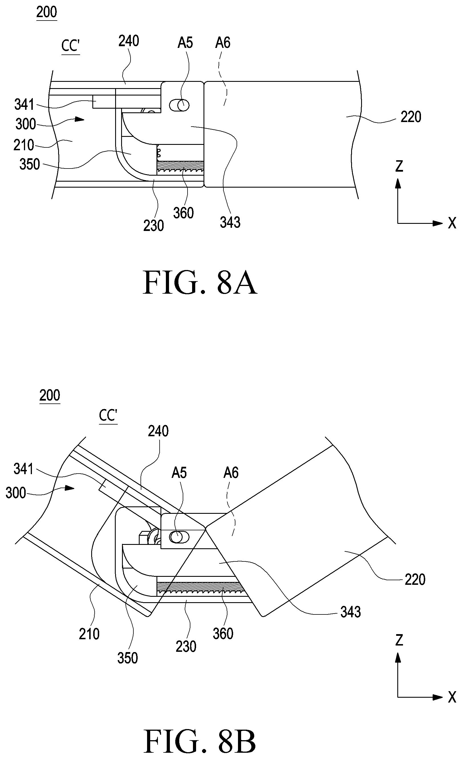Patent US12602076 Figure 10 – Electronic device comprising hinge module
