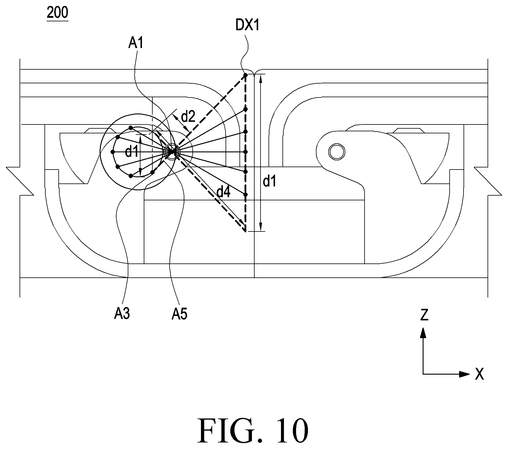 Patent US12602076 Figure 13 – Electronic device comprising hinge module