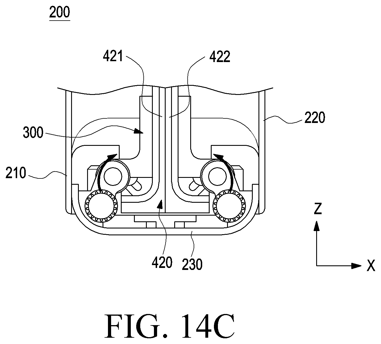 Patent US12602076 Figure 19 – Electronic device comprising hinge module