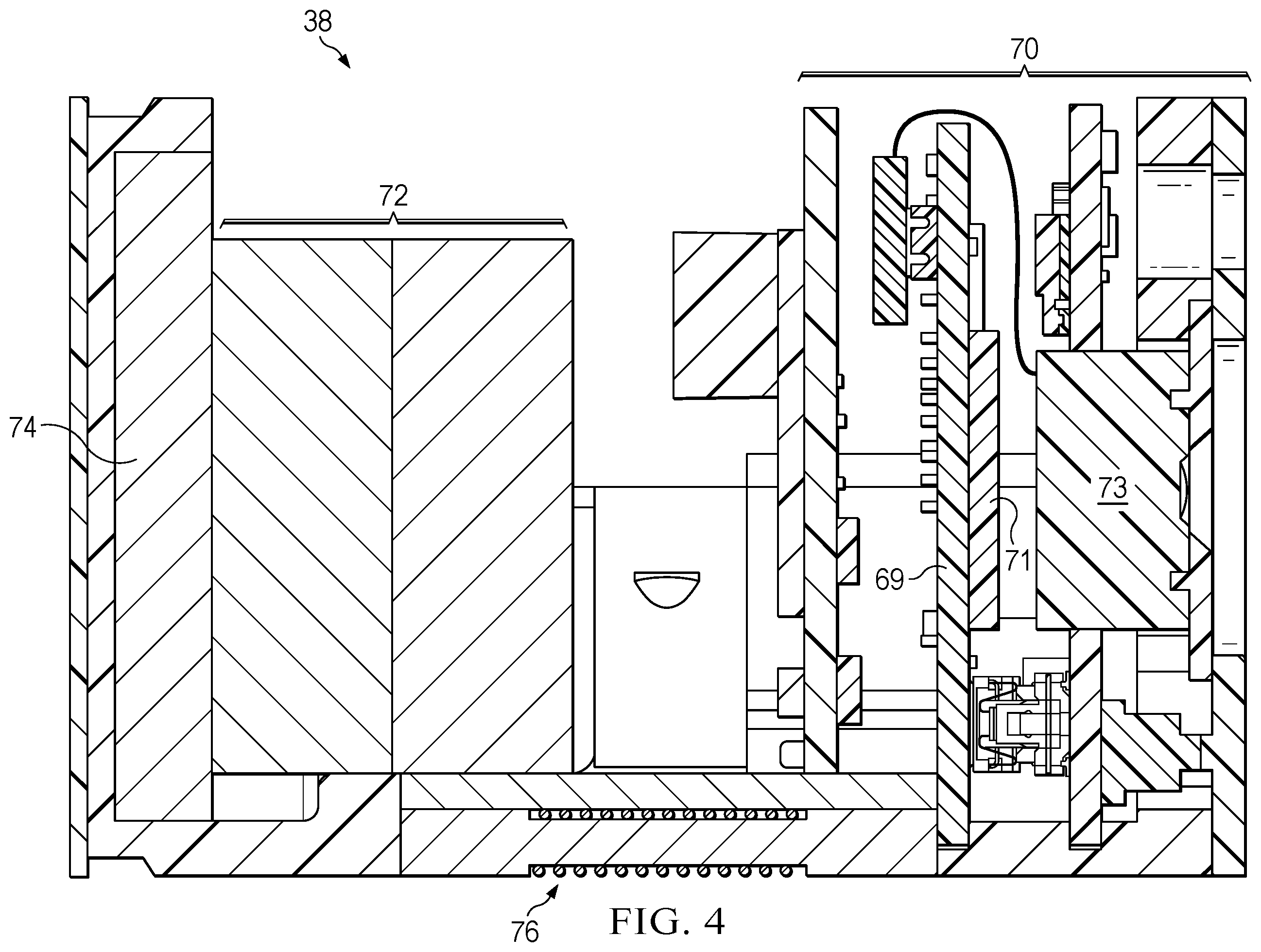 Patent US12602078 Figure 4 – Portable information handling system peripheral camera and dock with contoured wireless charging
