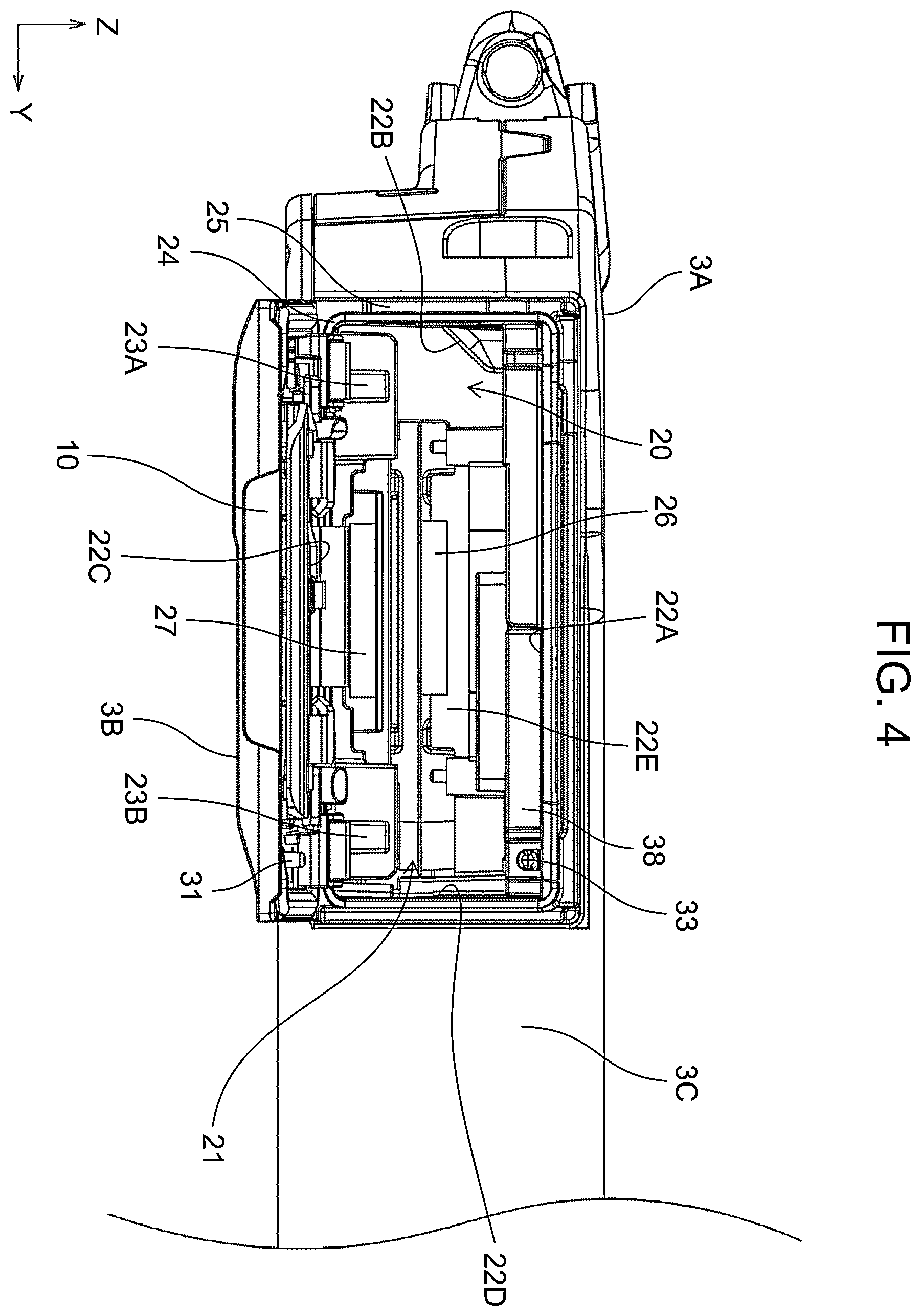 Patent US12602079 Figure 4 – Electronic device