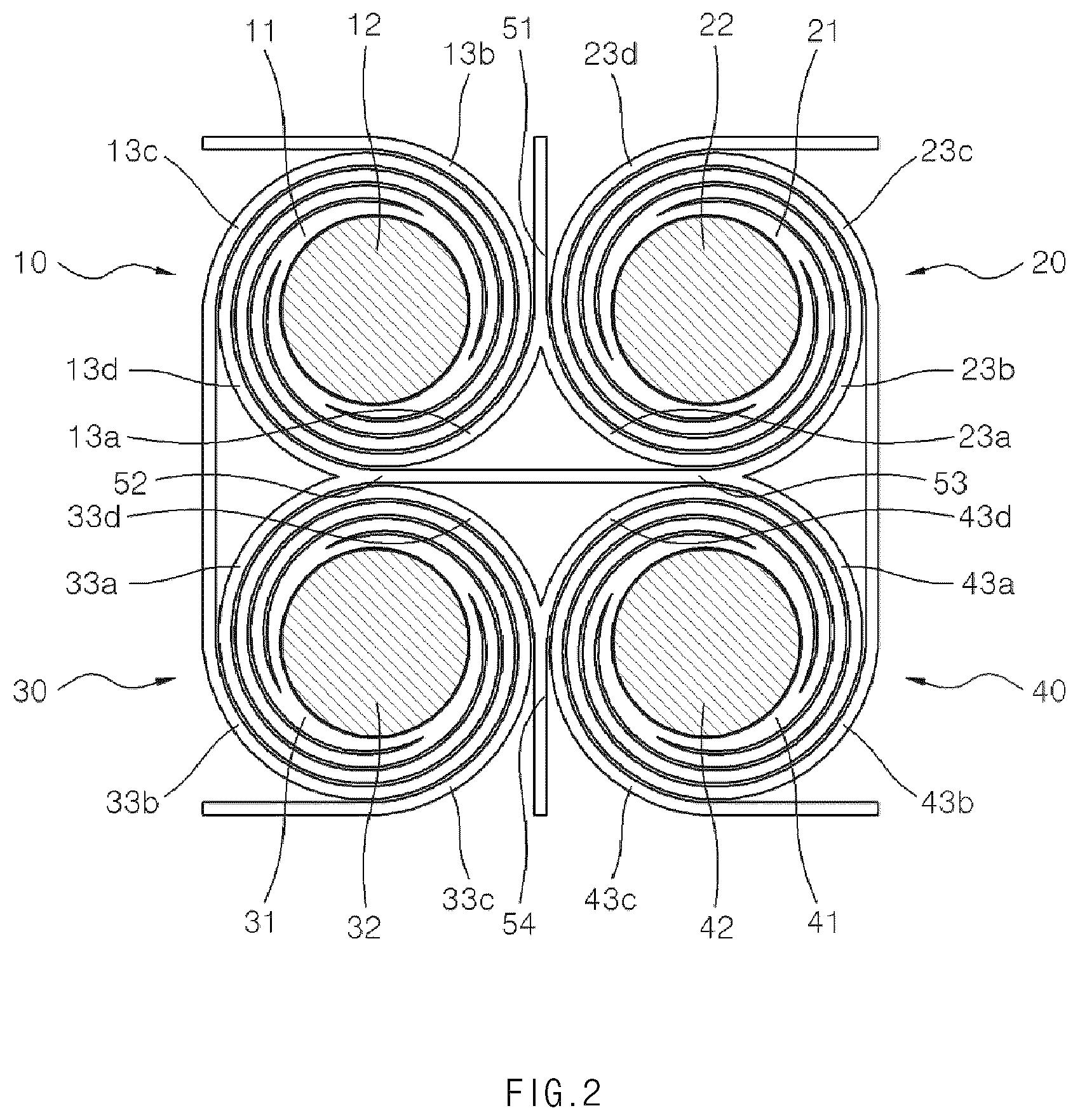 Patent US12602083 Figure 2 – Stretchable display having negative Poisson's ratio