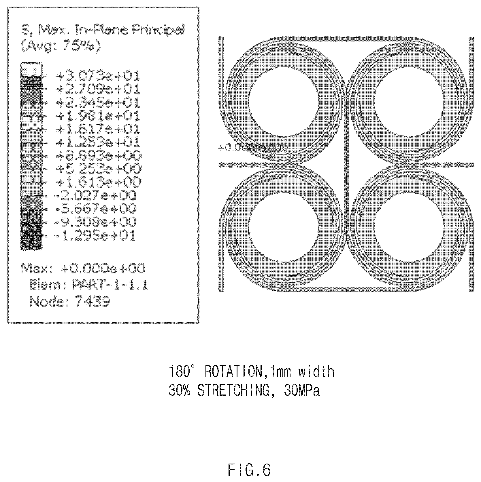 Patent US12602083 Figure 6 – Stretchable display having negative Poisson's ratio