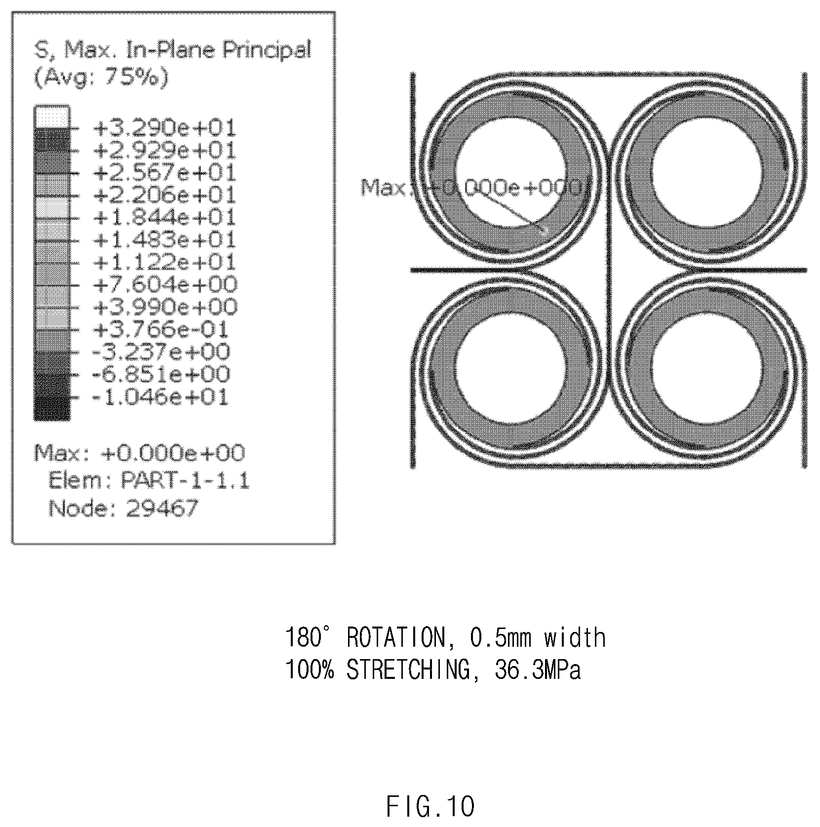 Patent US12602083 Figure 10 – Stretchable display having negative Poisson's ratio