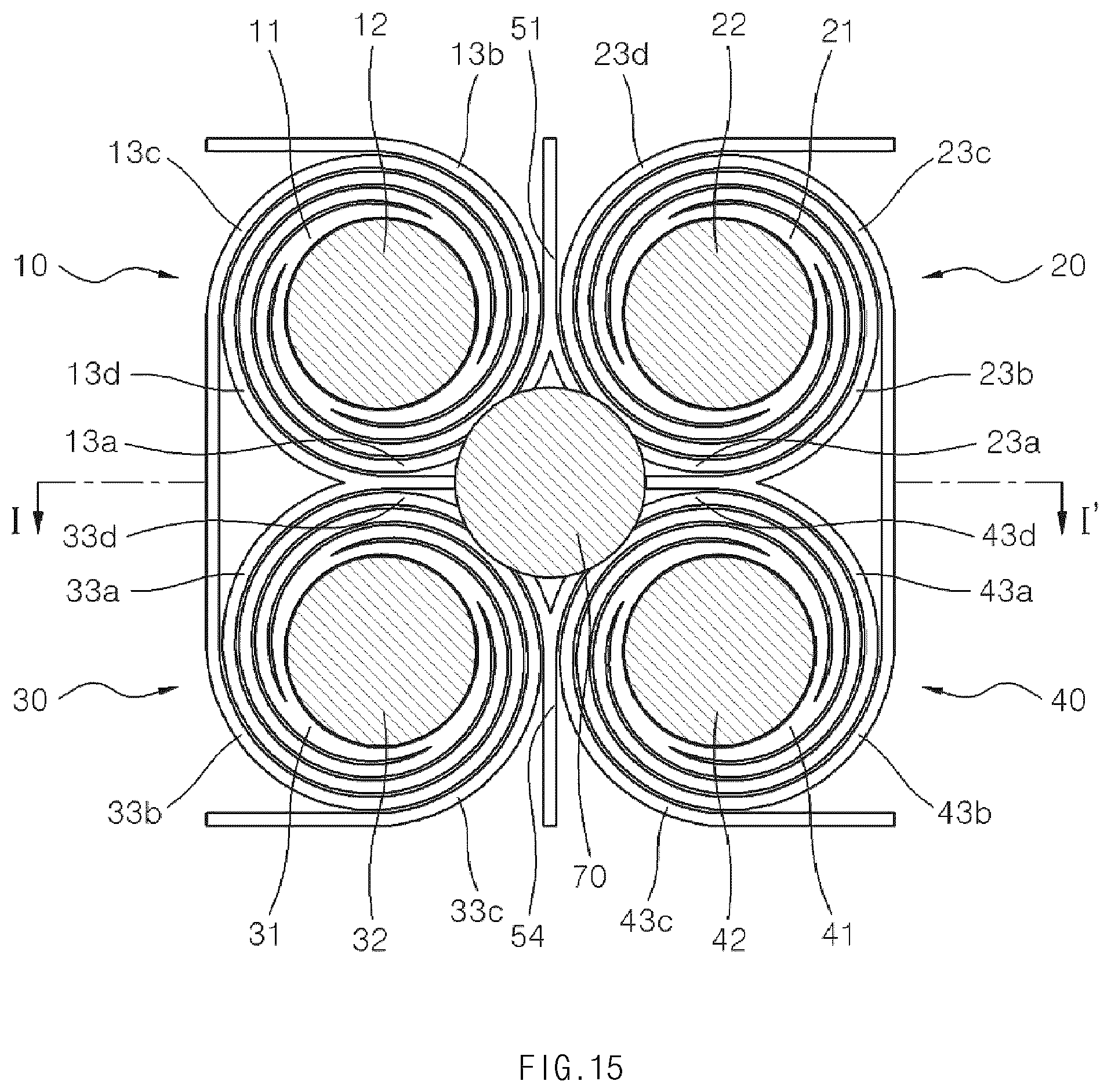 Patent US12602083 Figure 15 – Stretchable display having negative Poisson's ratio