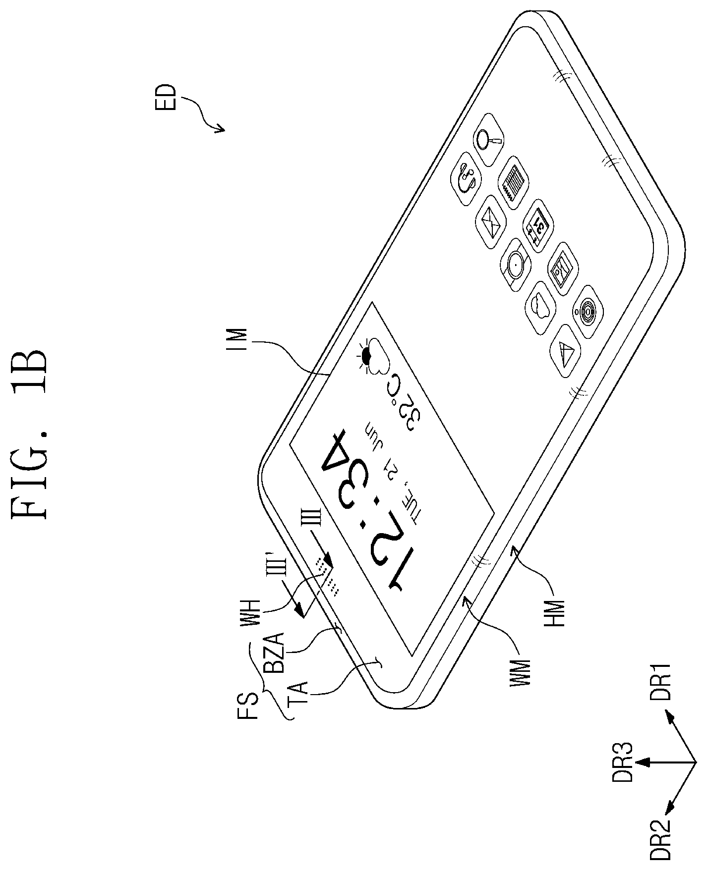 Patent US12602086 Figure 2 – Electronic device and method for manufacturing the same
