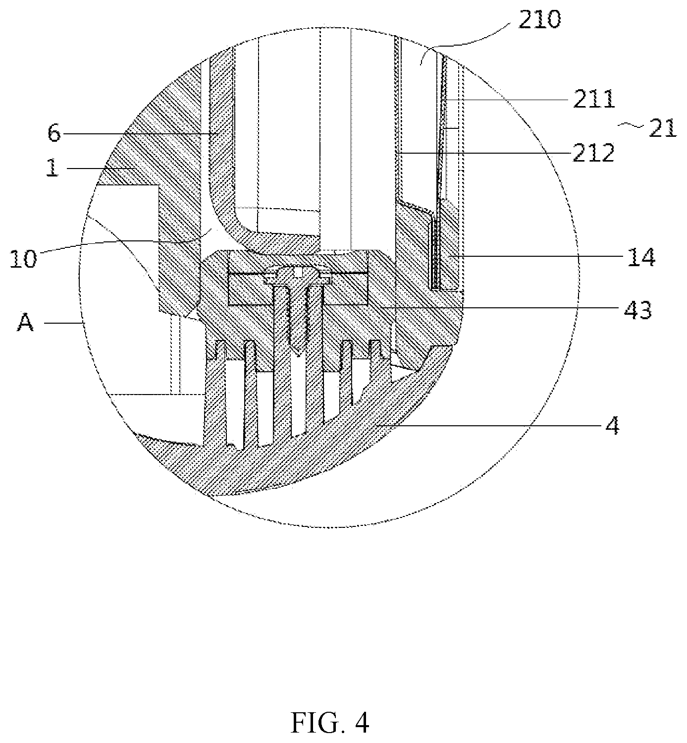 Patent US12602087 Figure 4 – Waterproof protective case of mobile terminal for diving