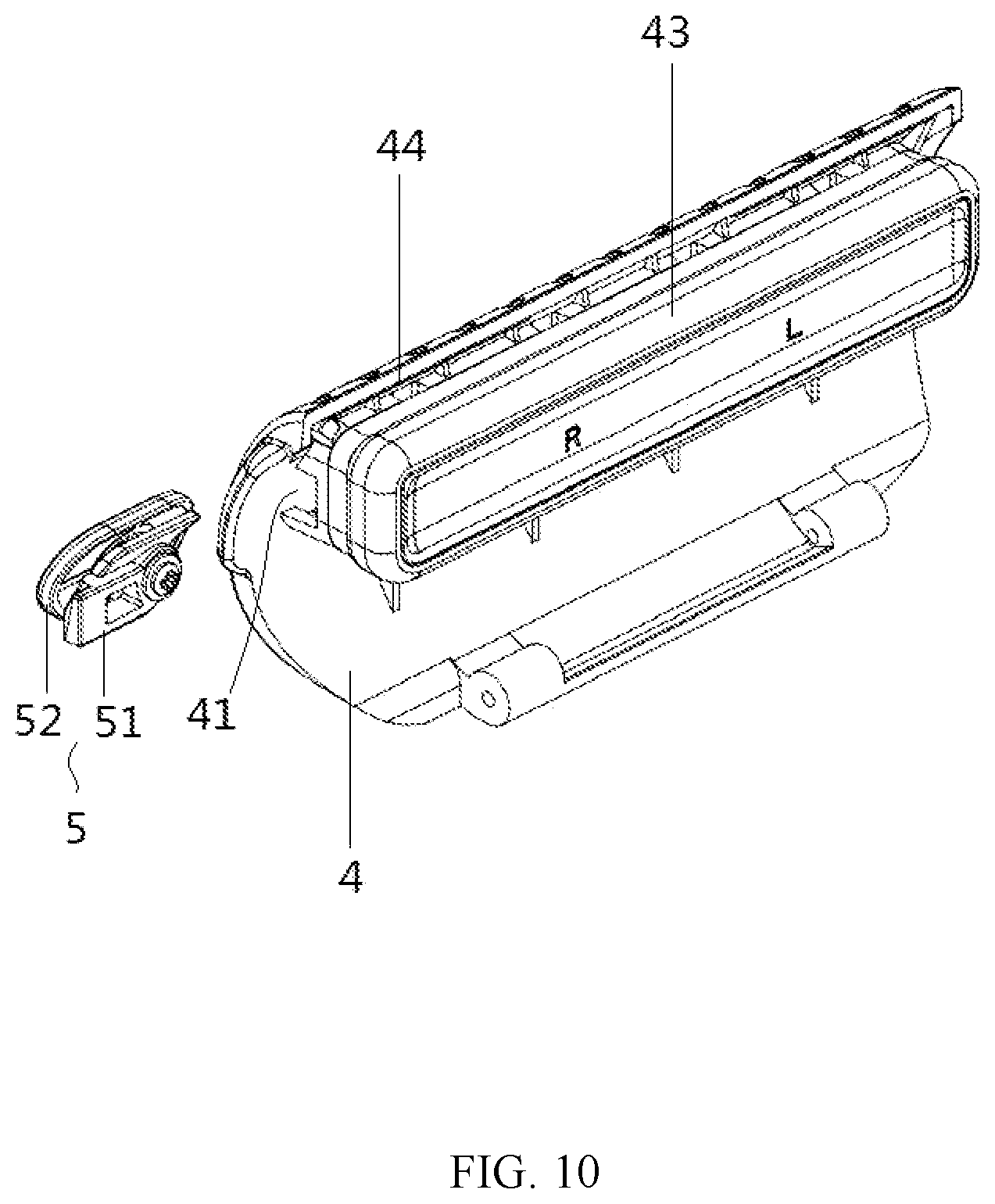 Patent US12602087 Figure 10 – Waterproof protective case of mobile terminal for diving
