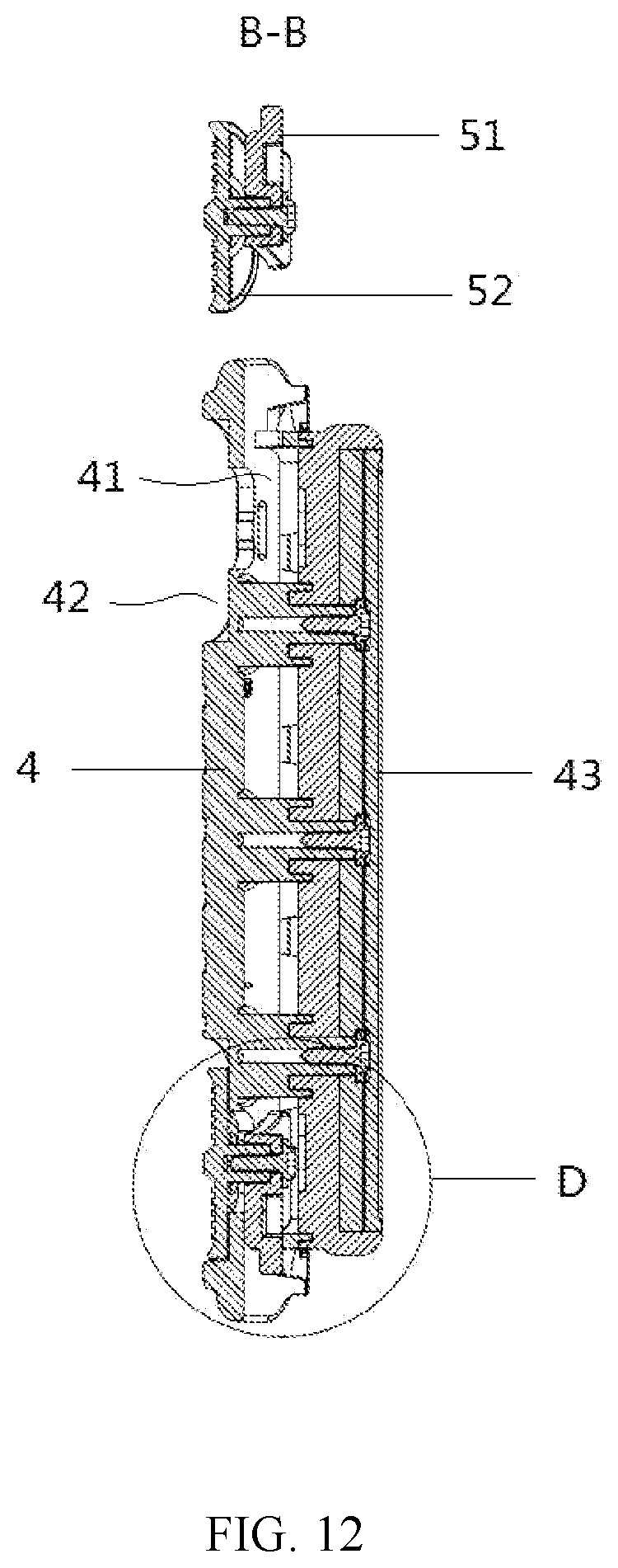 Patent US12602087 Figure 12 – Waterproof protective case of mobile terminal for diving