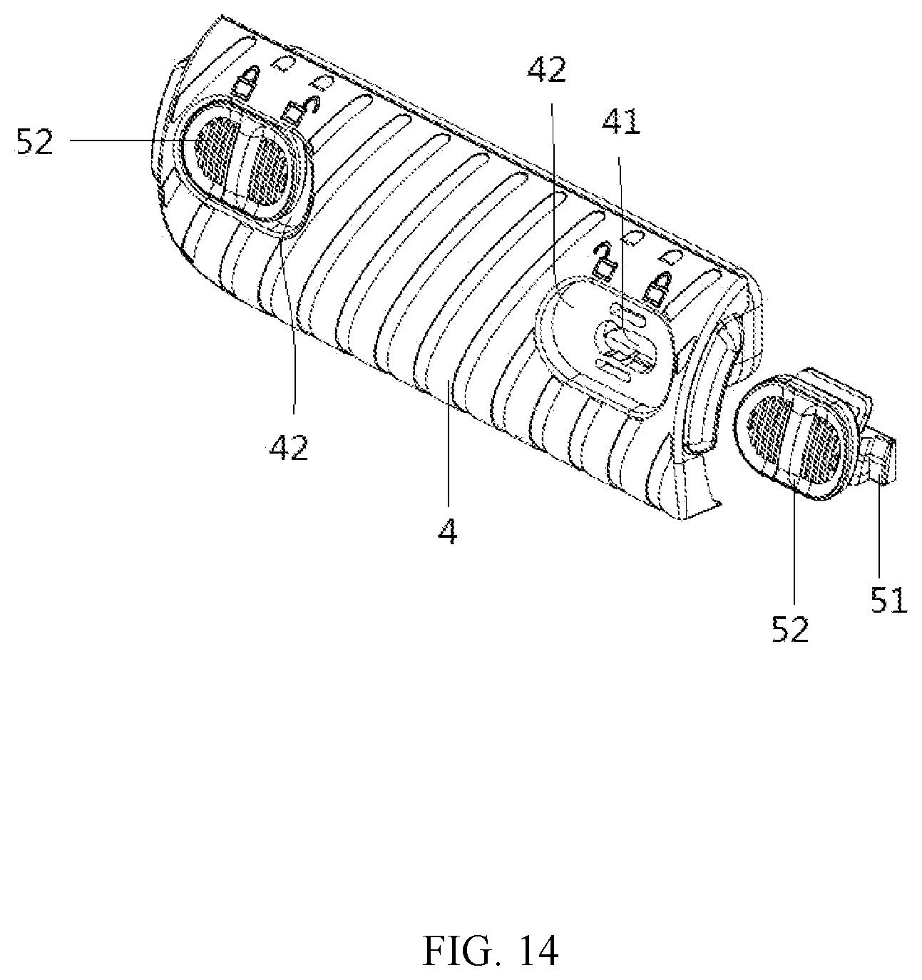 Patent US12602087 Figure 14 – Waterproof protective case of mobile terminal for diving