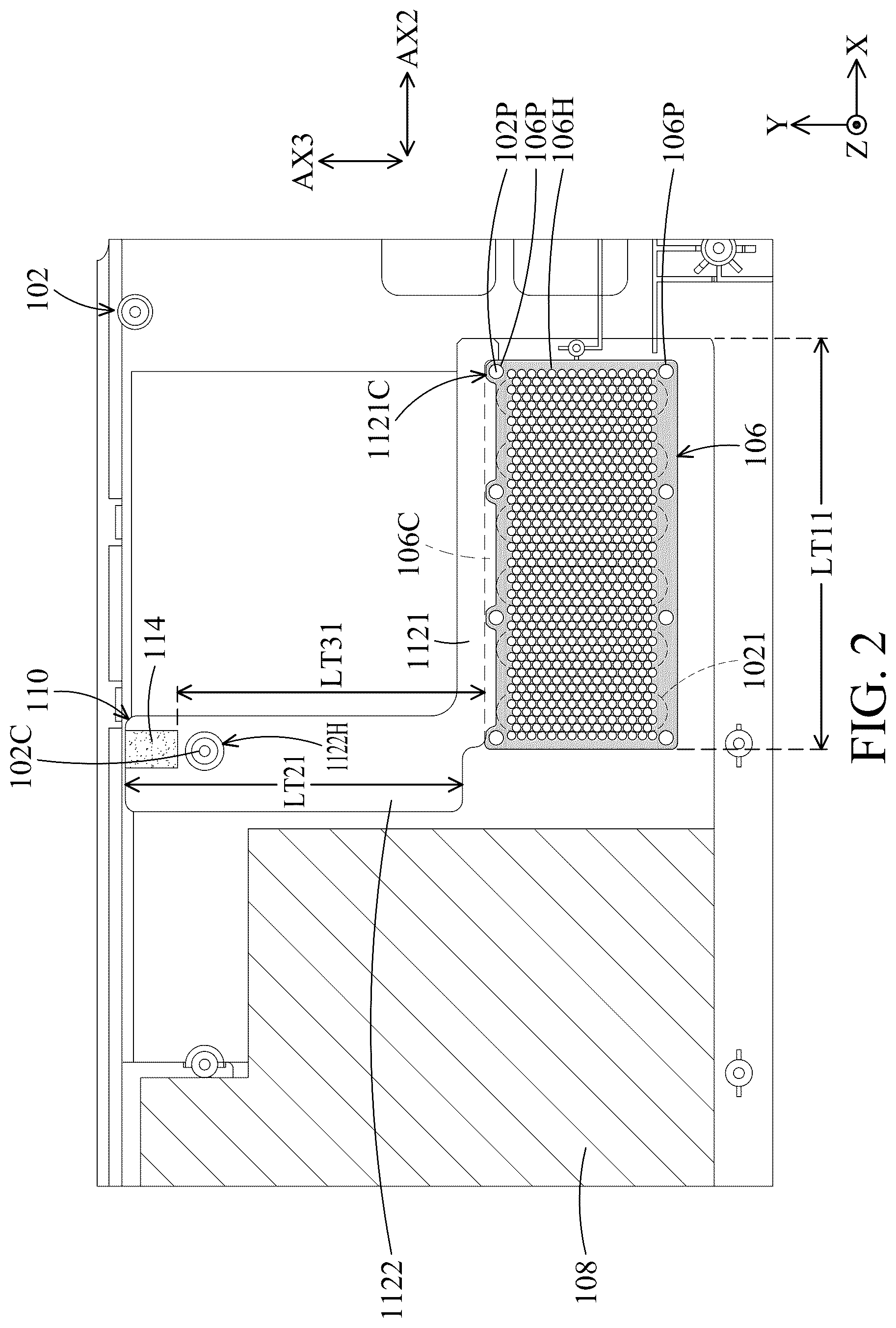 Patent US12602088 Figure 2 – Electronic device with electrostatic protection device