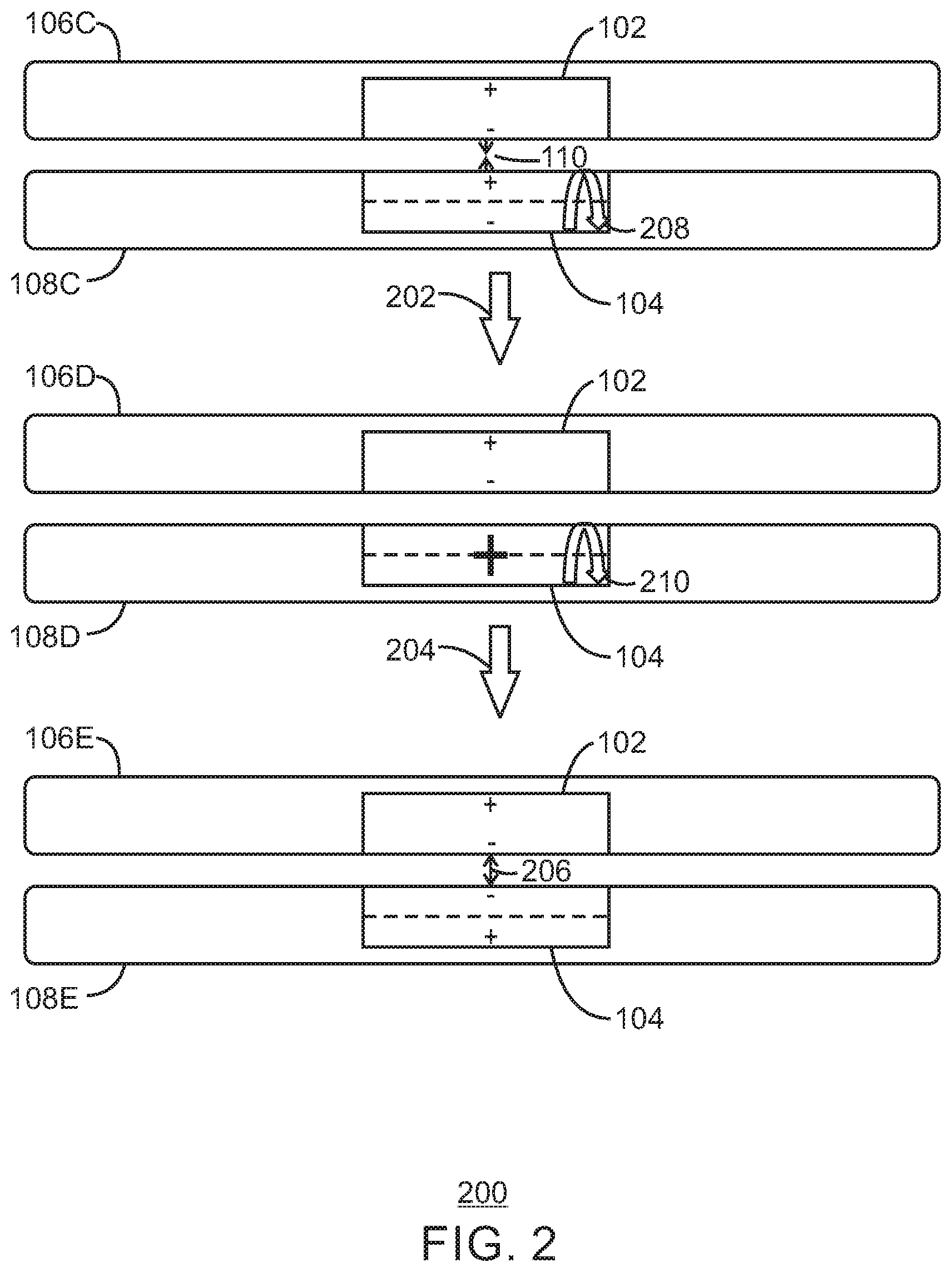 Patent US12602089 Figure 2 – Adjustment of magnetic force in a computing device