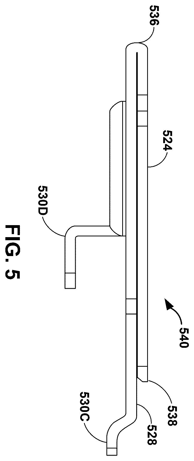 Patent US12602090 Figure 7 – Support plate for folding portable display device