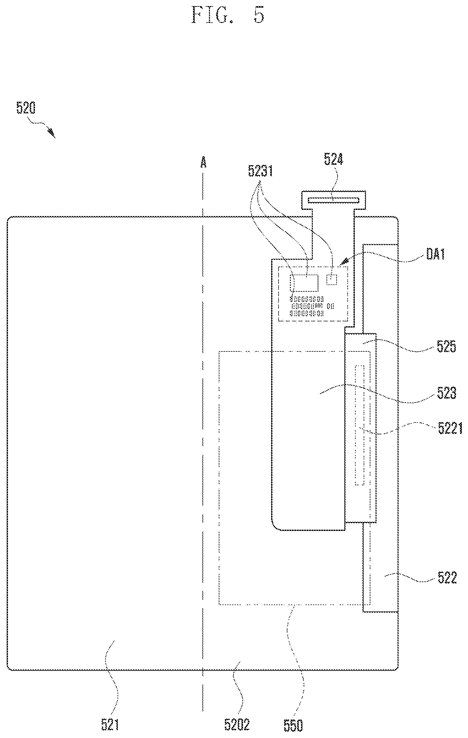 Patent US12602091 Figure 6 – Electronic device comprising dual display