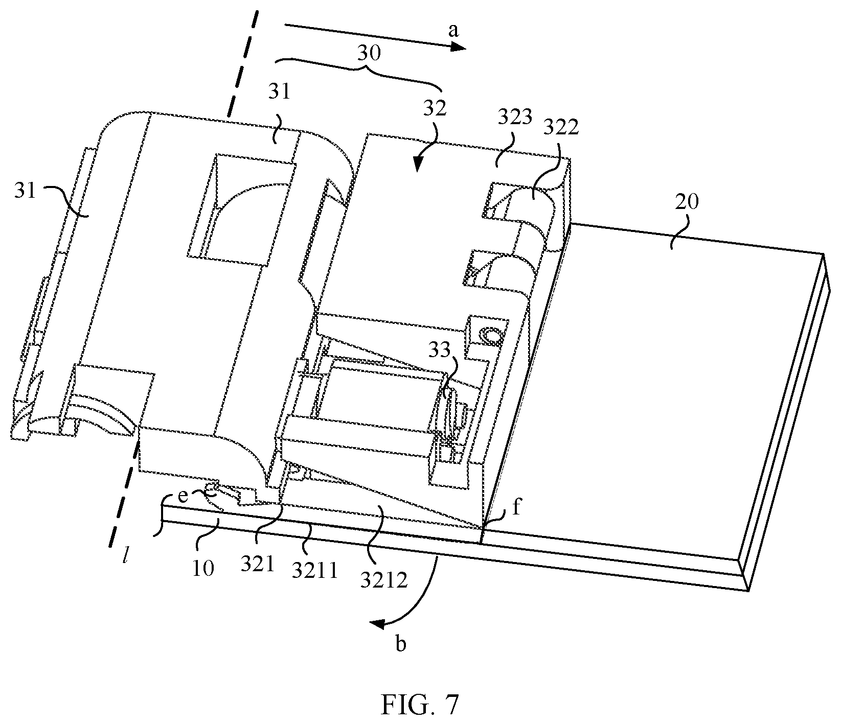 Patent US12602092 Figure 7 – Foldable-screen device and hinge component