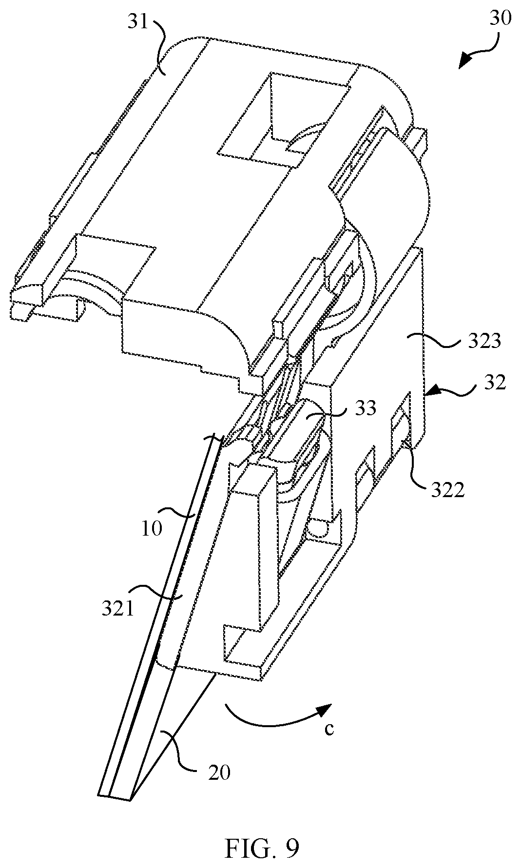 Patent US12602092 Figure 9 – Foldable-screen device and hinge component