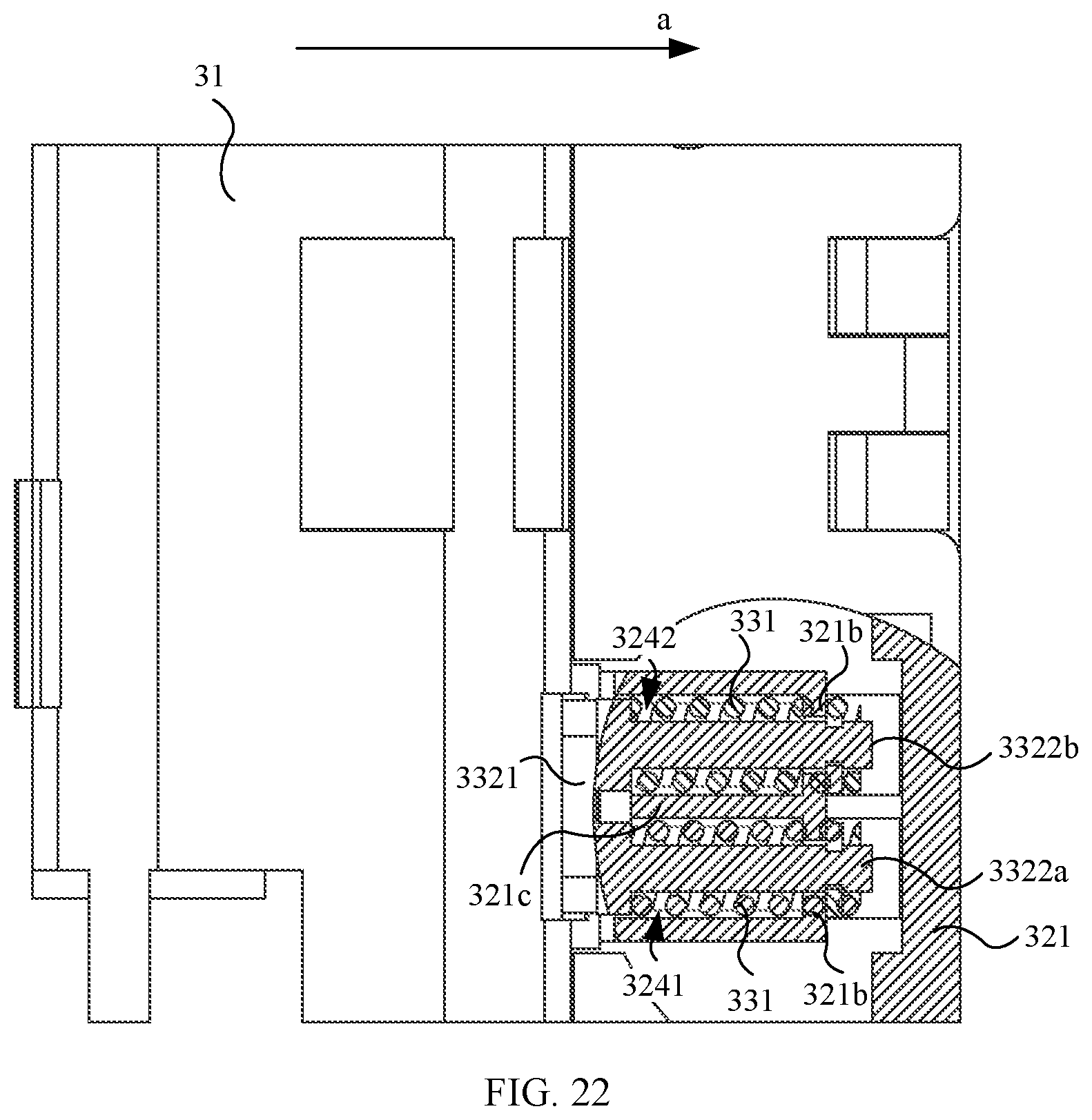 Patent US12602092 Figure 16 – Foldable-screen device and hinge component