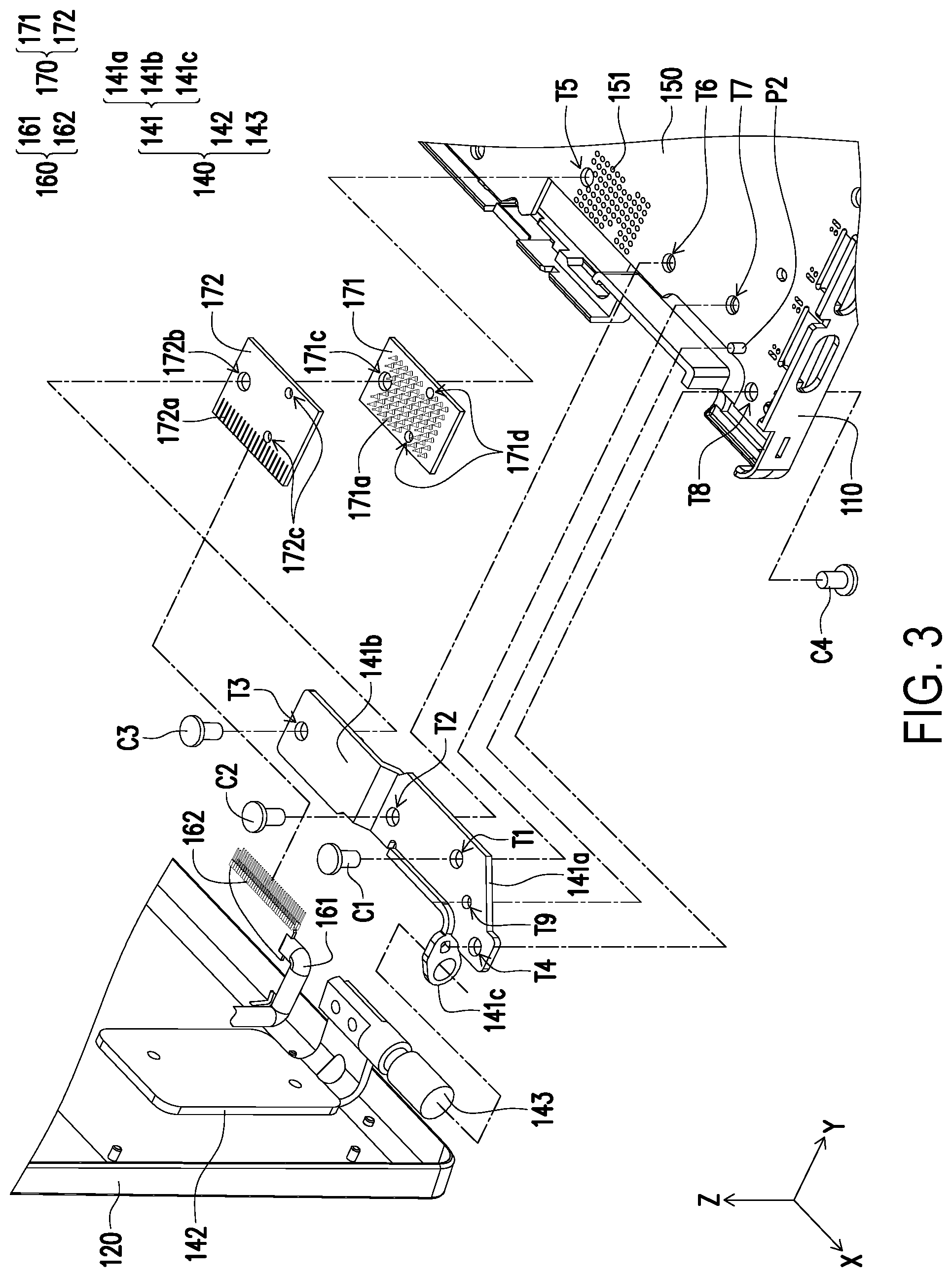 Patent US12602093 Figure 3 – Laptop computer