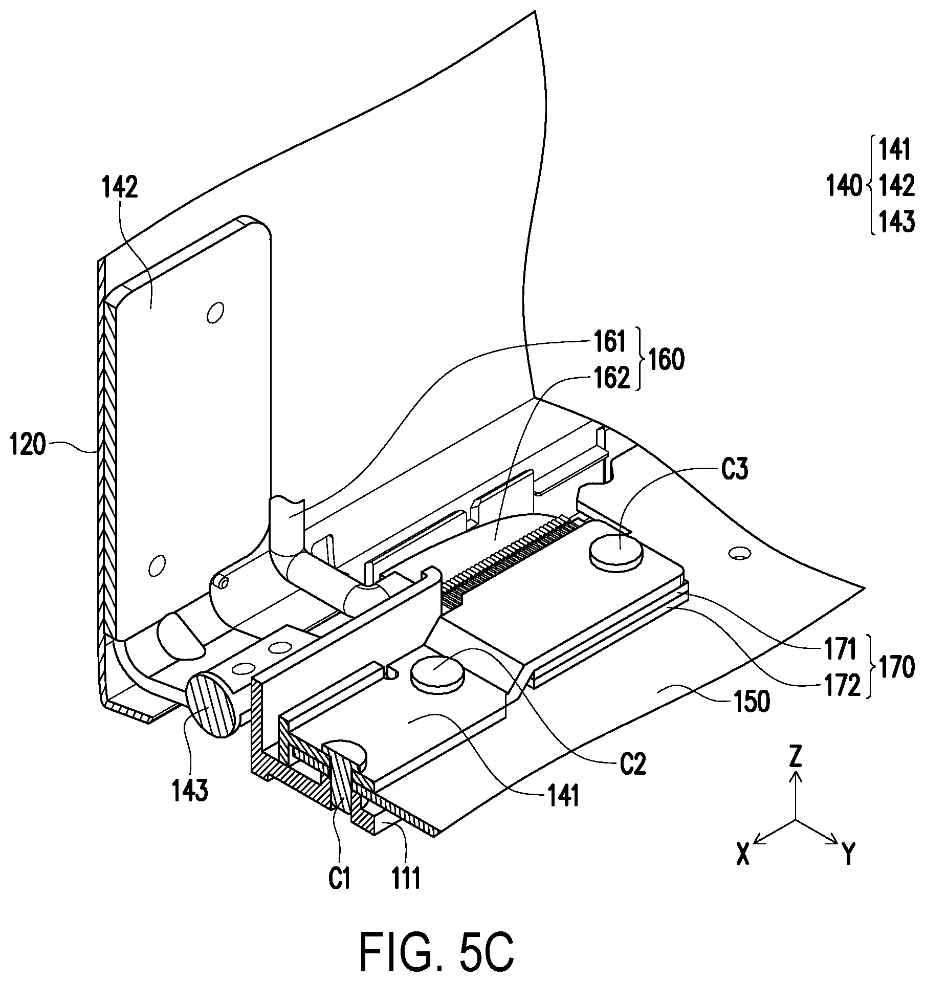 Patent US12602093 Figure 7 – Laptop computer