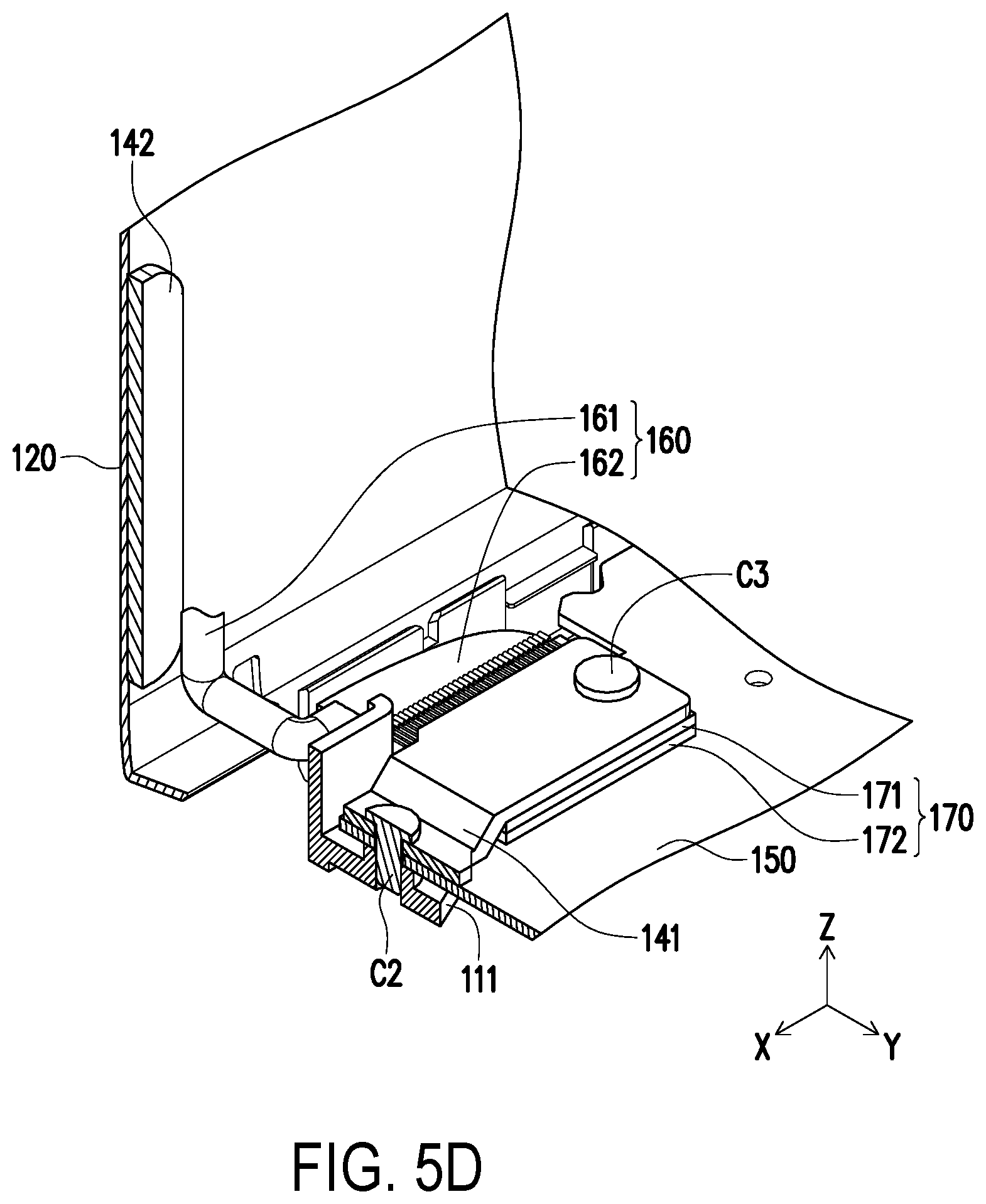 Patent US12602093 Figure 8 – Laptop computer
