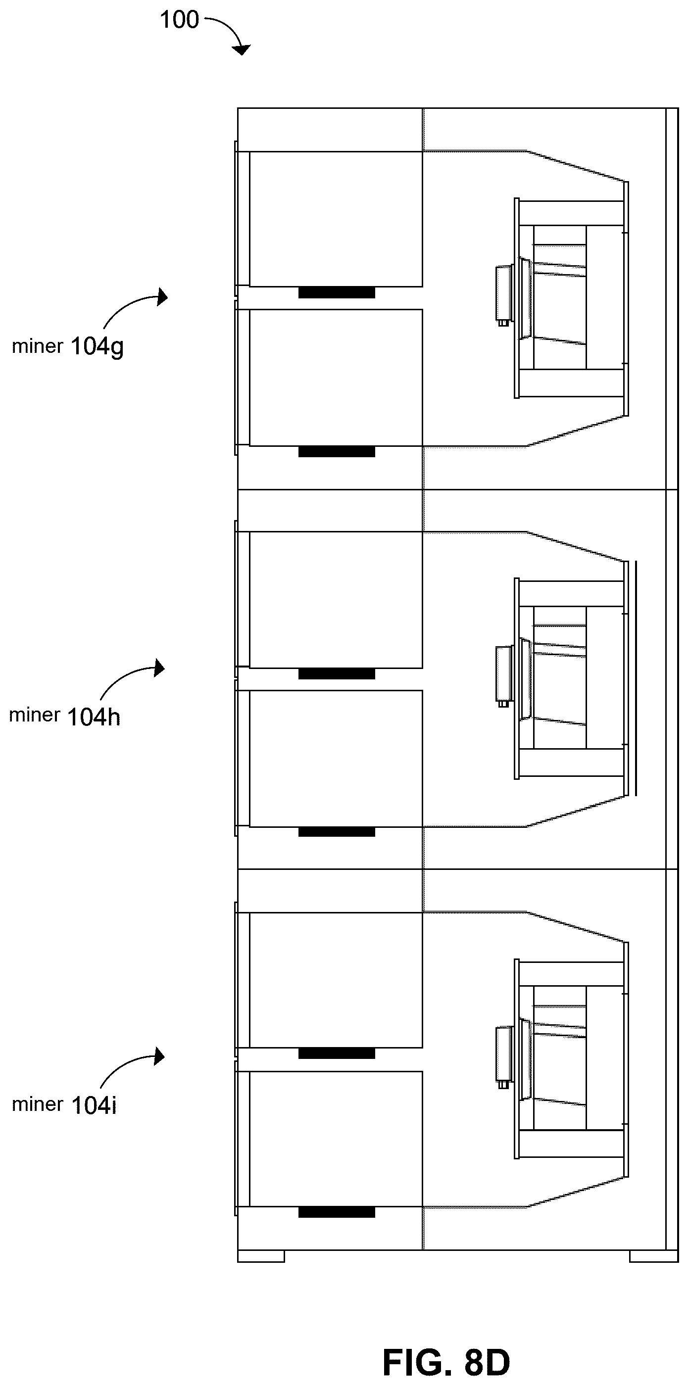 Patent US12602097 Figure 11 – Hybrid apparatuses for mining cryptocurrency and methods of operating the same