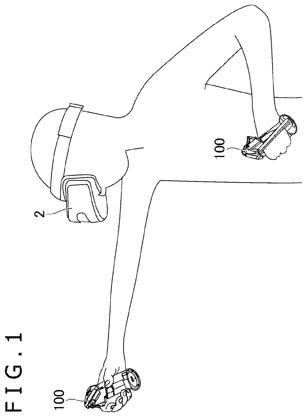 Patent US12602104 Figure 1 – Input device